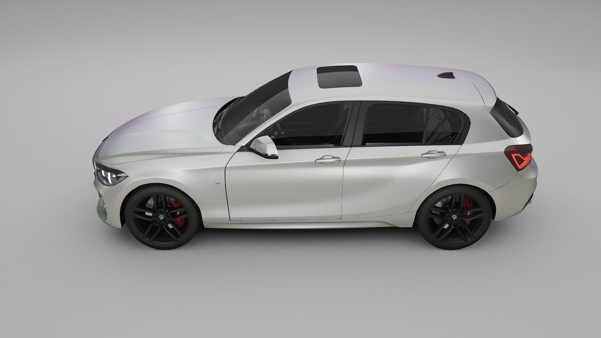BMW 1 F20 facelift LCI TPU Lackschutzfolie | NEBULA Farbwechsel PPF – Komplett-Vorgeschnittener Kit