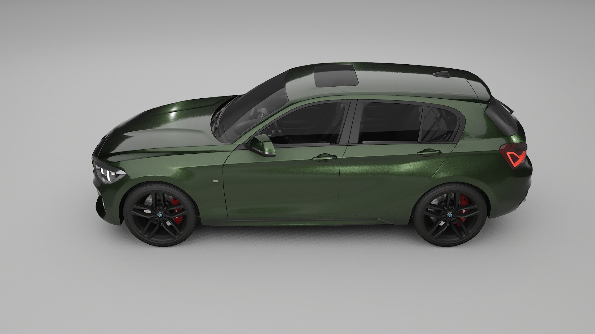 BMW 1 F20 facelift LCI TPU Lackschutzfolie | LAGOON Farbwechsel PPF – Komplett-Vorgeschnittener Kit