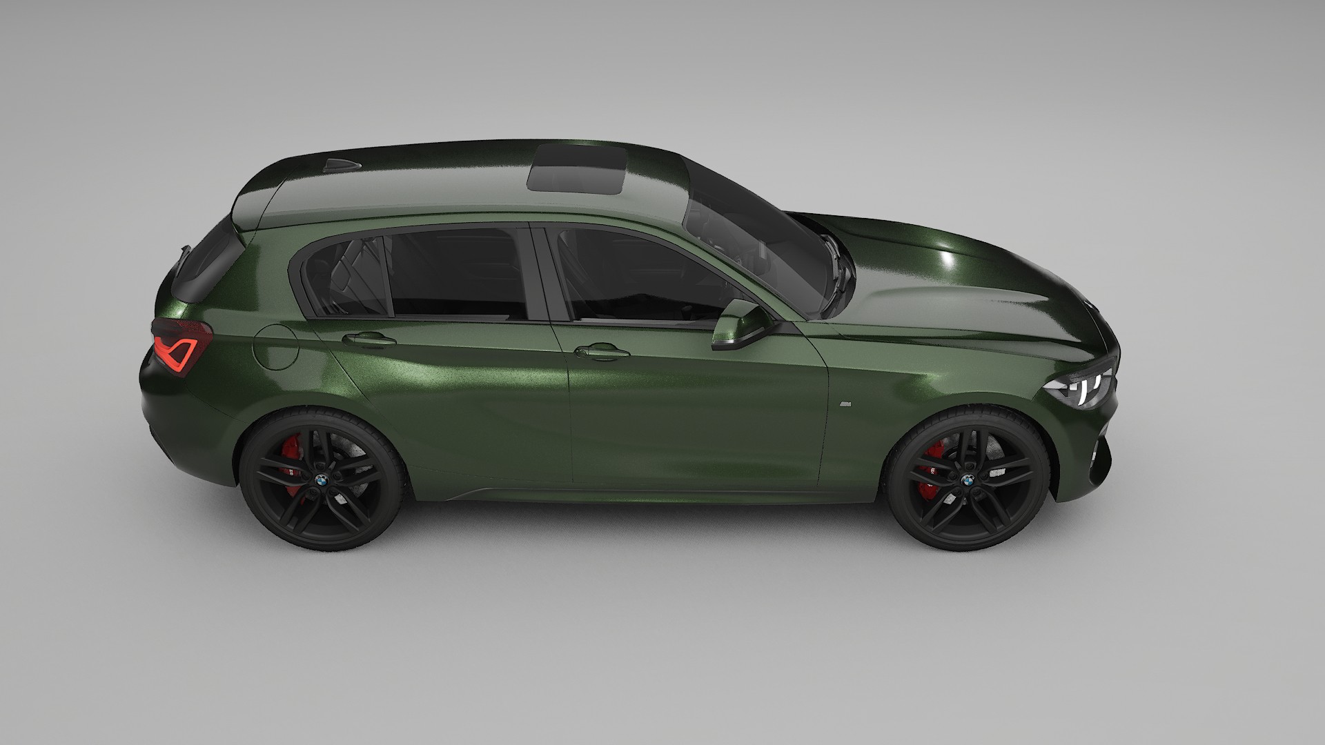 BMW 1 F20 facelift LCI TPU Lackschutzfolie | LAGOON Farbwechsel PPF – Komplett-Vorgeschnittener Kit