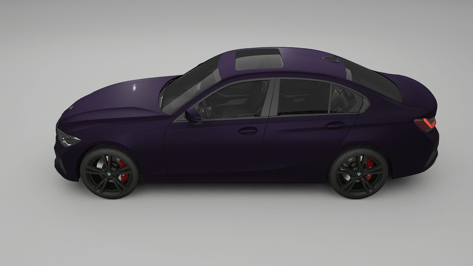 BMW 3 G20 prefacelift pre LCI TPU Lackschutzfolie | VIOLET Farbwechsel PPF – Komplett-Vorgeschnittener Kit