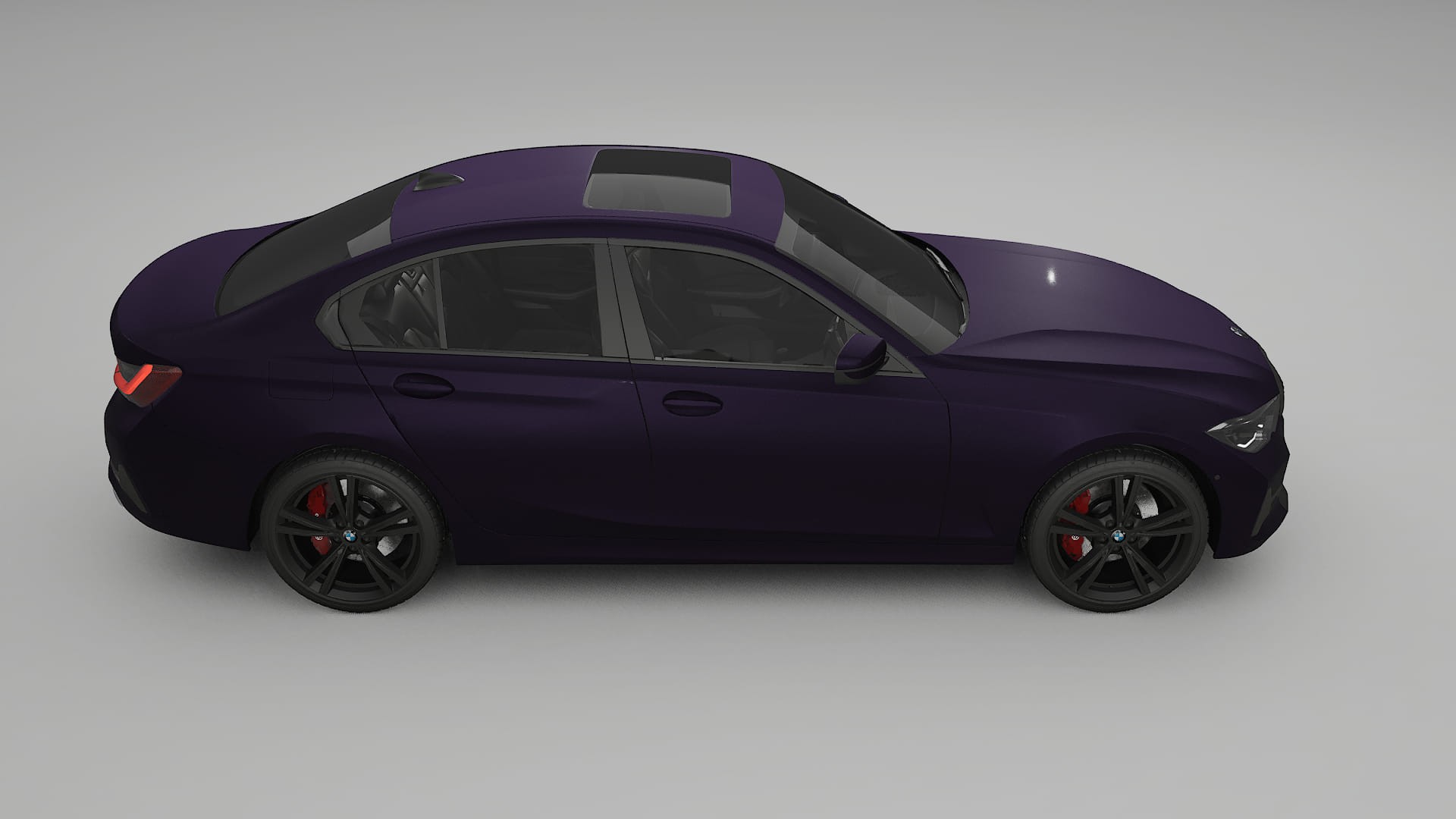 BMW 3 G20 prefacelift pre LCI TPU Lackschutzfolie | VIOLET Farbwechsel PPF – Komplett-Vorgeschnittener Kit
