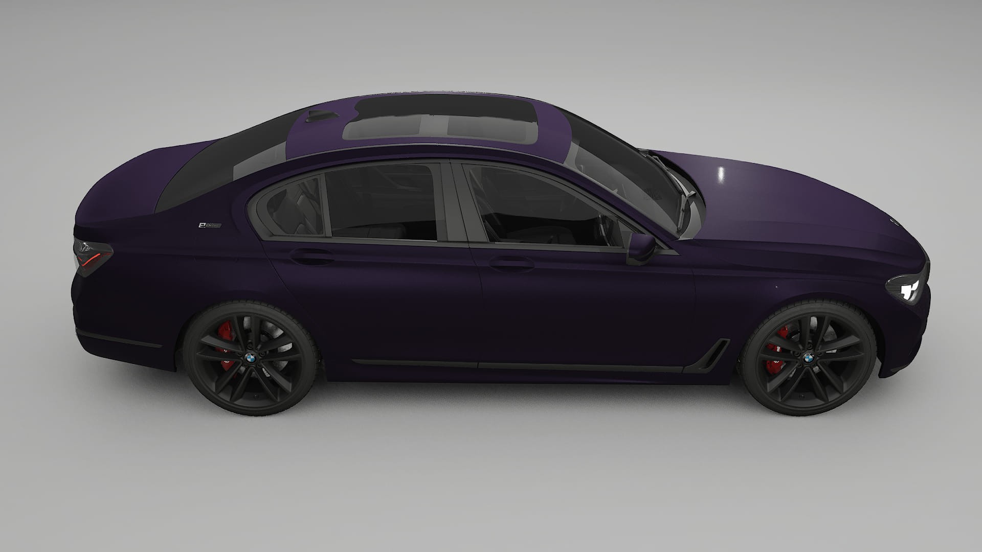 BMW 7 G11 G12 facelift LCI TPU Lackschutzfolie | VIOLET Farbwechsel PPF – Komplett-Vorgeschnittener Kit