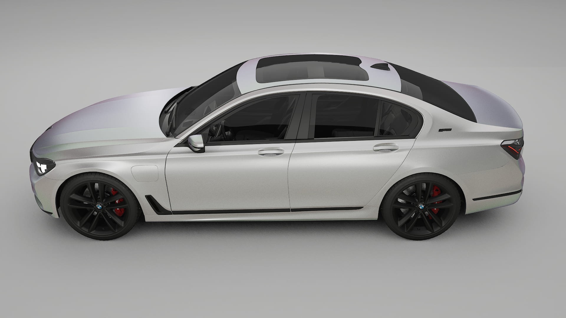 BMW 7 G11 G12 facelift LCI TPU Lackschutzfolie | NEBULA Farbwechsel PPF – Komplett-Vorgeschnittener Kit
