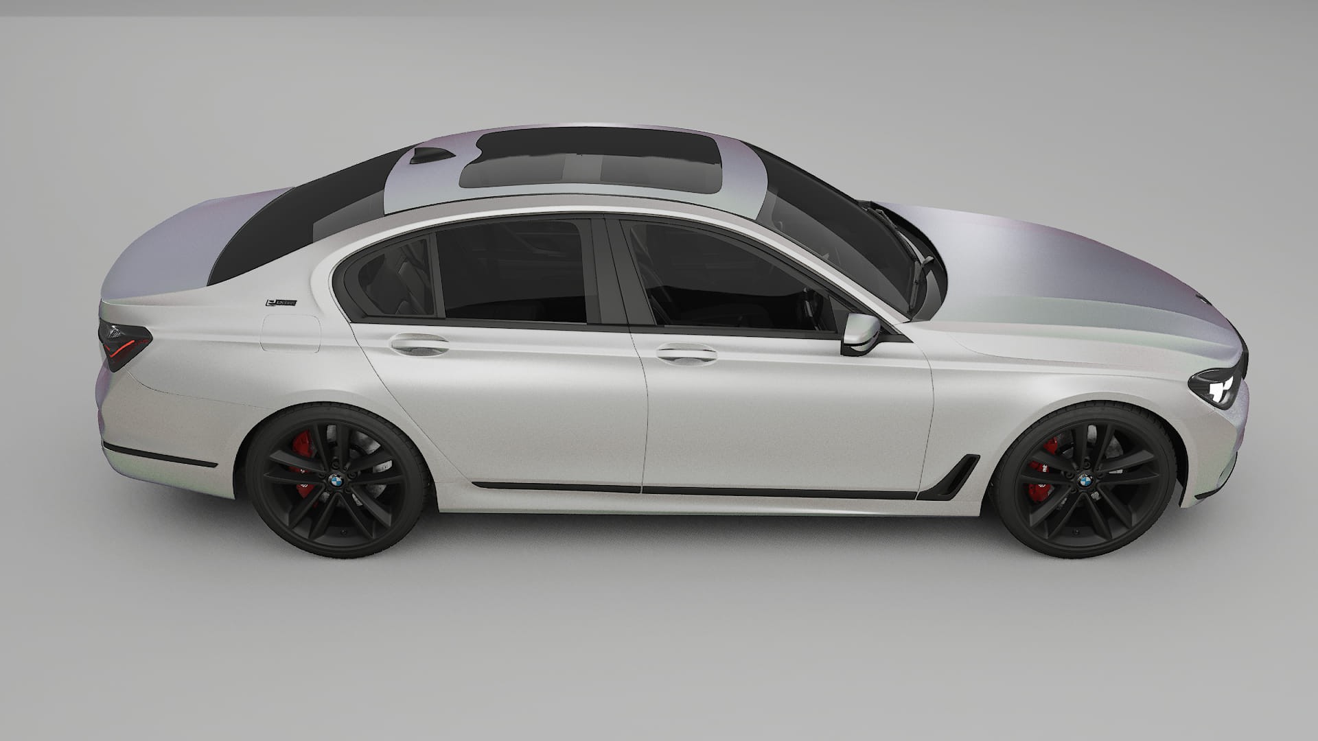 BMW 7 G11 G12 facelift LCI TPU Lackschutzfolie | NEBULA Farbwechsel PPF – Komplett-Vorgeschnittener Kit