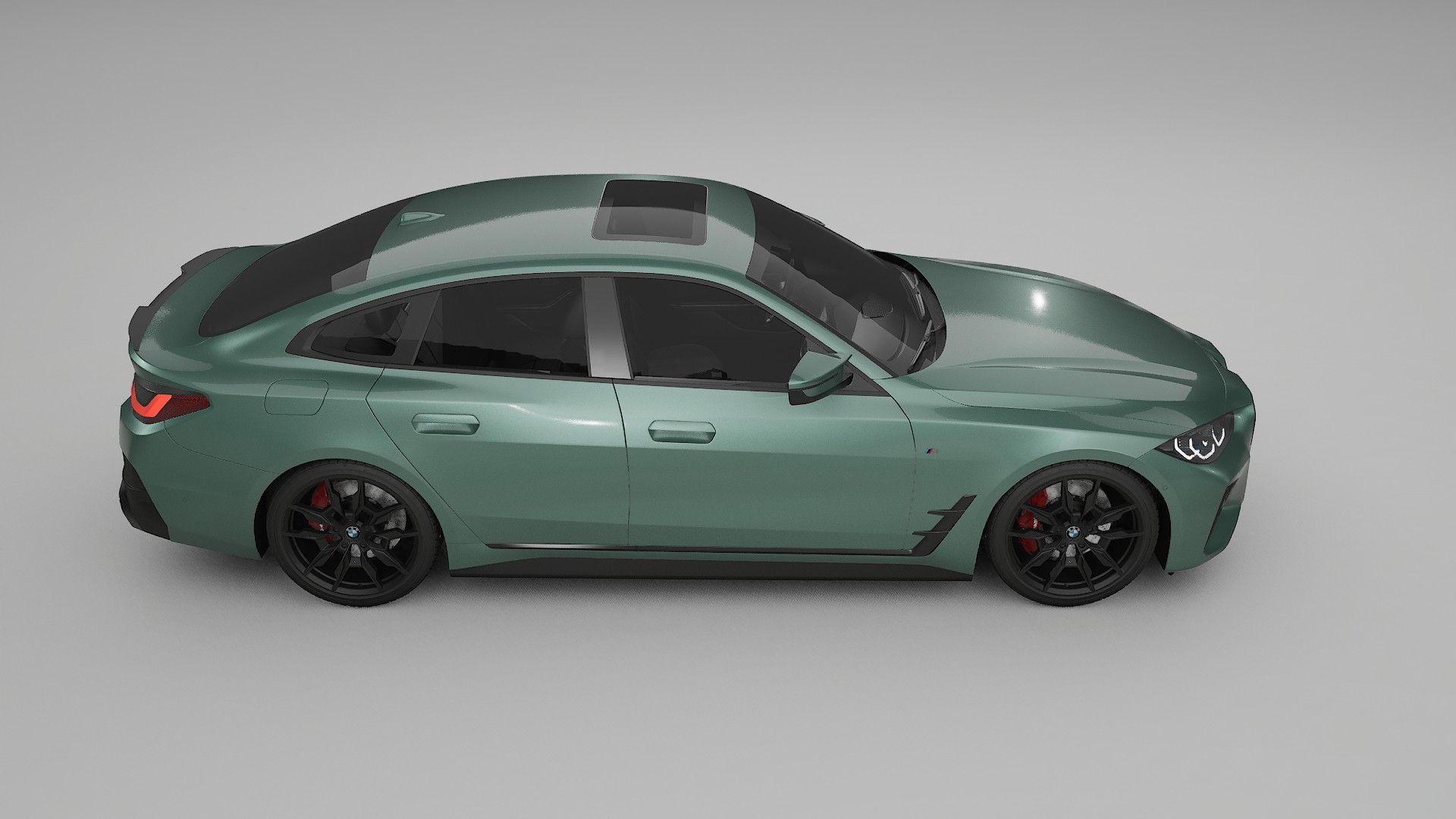 BMW I4 G26 M Package TPU Lackschutzfolie | EVERGREEN Farbwechsel PPF – Komplett-Vorgeschnittener Kit
