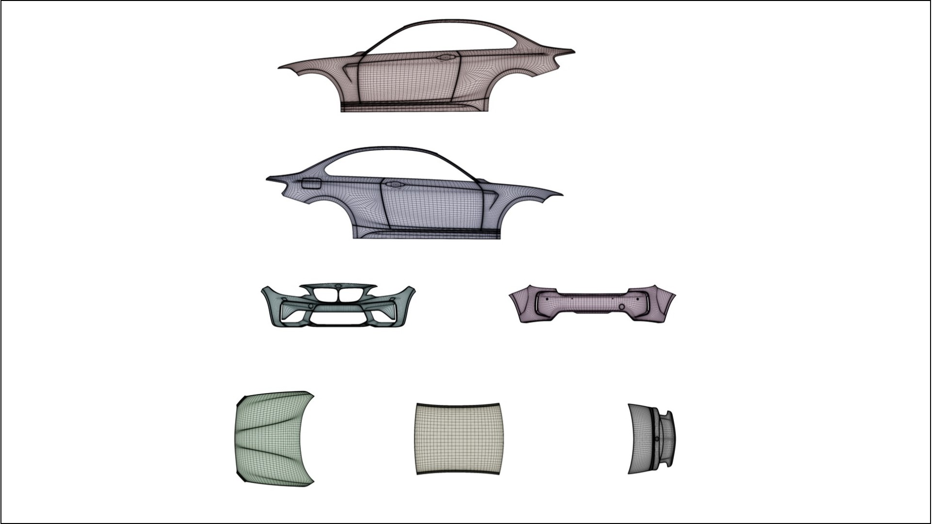 BMW M2 F87 facelift LCI TPU Lackschutzfolie | FROST Farbwechsel PPF – Komplett-Vorgeschnittener Kit