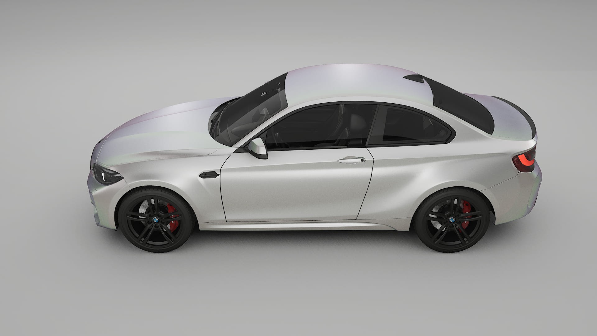 BMW M2 F87 facelift LCI TPU Lackschutzfolie | NEBULA Farbwechsel PPF – Komplett-Vorgeschnittener Kit