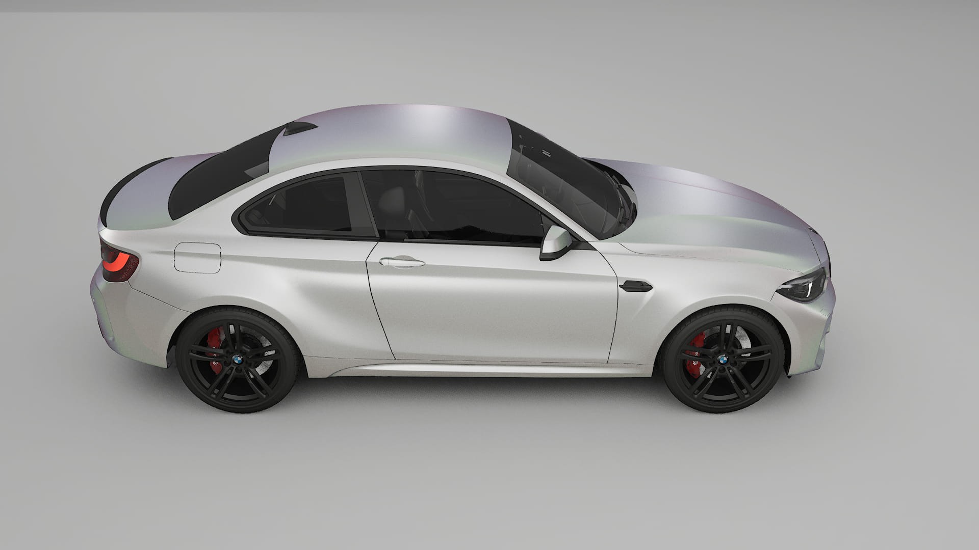 BMW M2 F87 facelift LCI TPU Lackschutzfolie | NEBULA Farbwechsel PPF – Komplett-Vorgeschnittener Kit