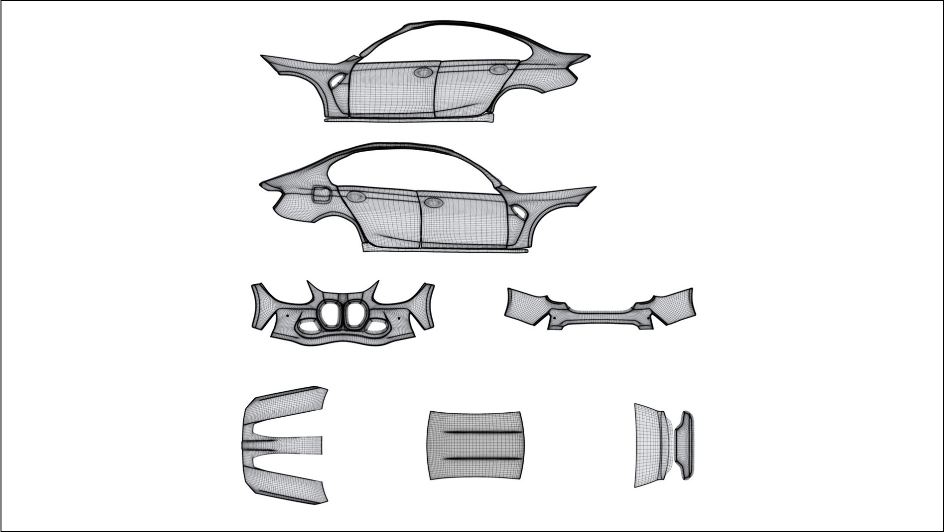 BMW M3 G80 Competition CS TPU Lackschutzfolie | SLATE Farbwechsel PPF – Komplett-Vorgeschnittener Kit