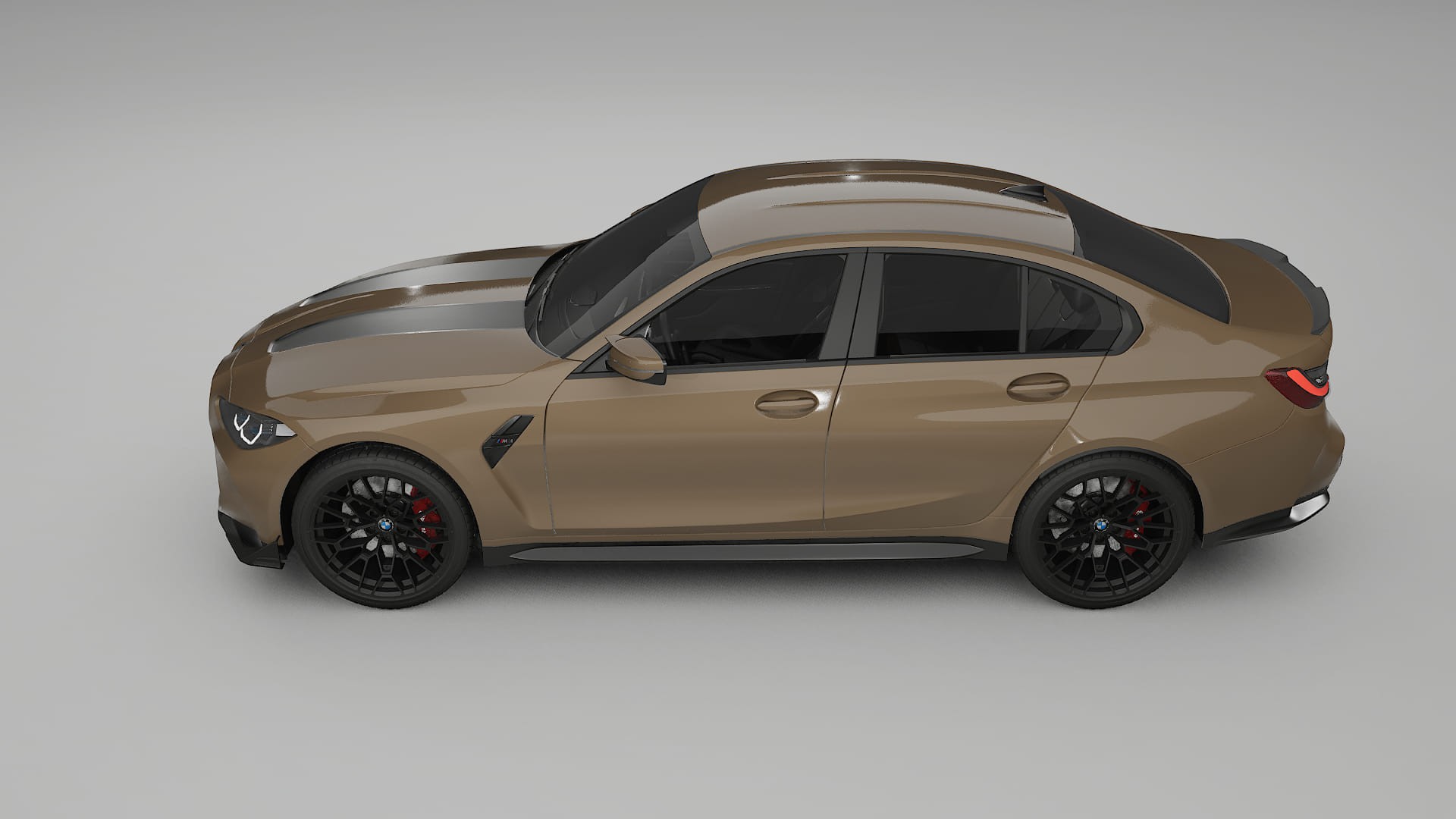 BMW M3 G80 Competition CS TPU Lackschutzfolie | SAHARA Farbwechsel PPF – Komplett-Vorgeschnittener Kit