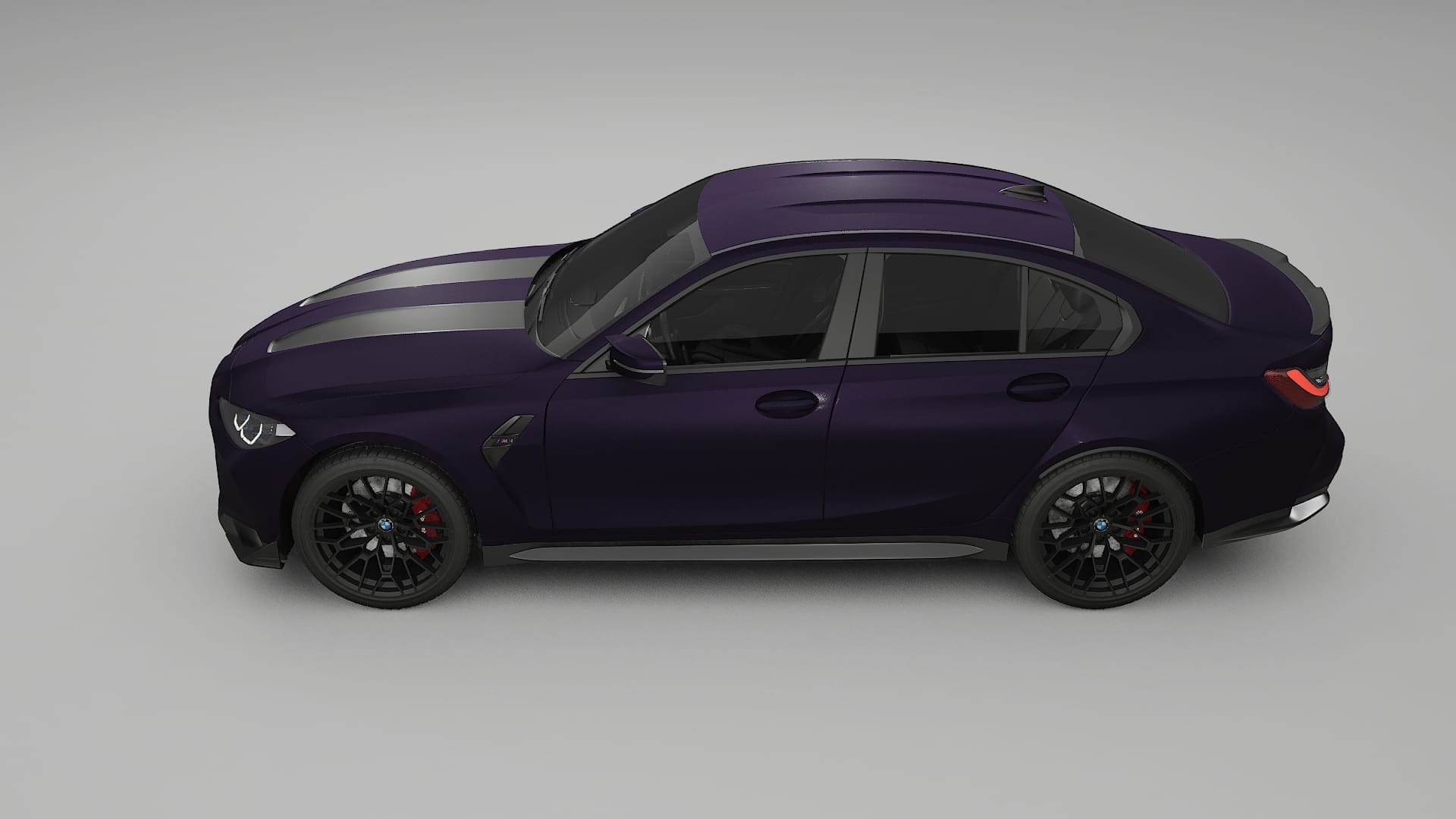 BMW M3 G80 Competition CS TPU Lackschutzfolie | VIOLET Farbwechsel PPF – Komplett-Vorgeschnittener Kit
