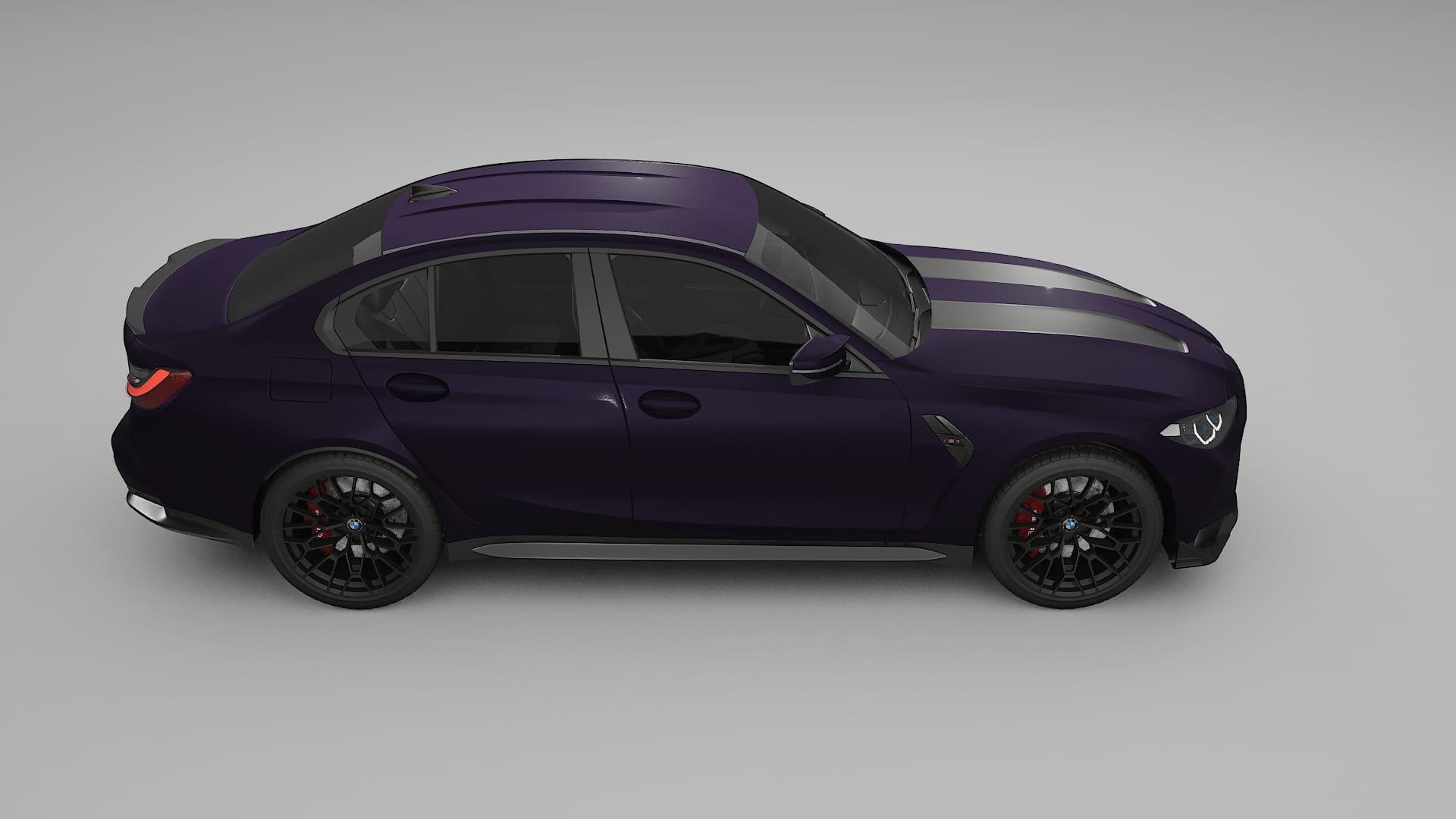 BMW M3 G80 Competition CS TPU Lackschutzfolie | VIOLET Farbwechsel PPF – Komplett-Vorgeschnittener Kit