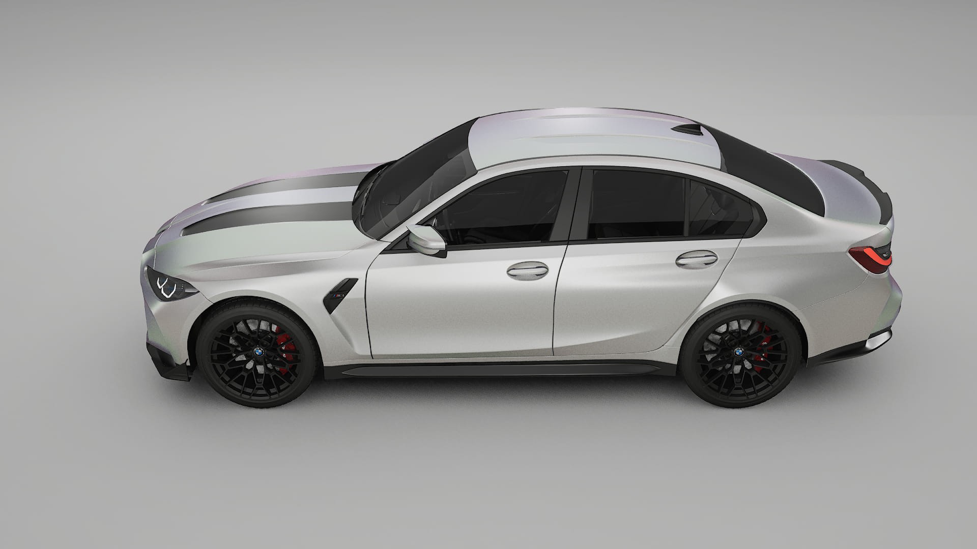 BMW M3 G80 Competition CS TPU Lackschutzfolie | NEBULA Farbwechsel PPF – Komplett-Vorgeschnittener Kit