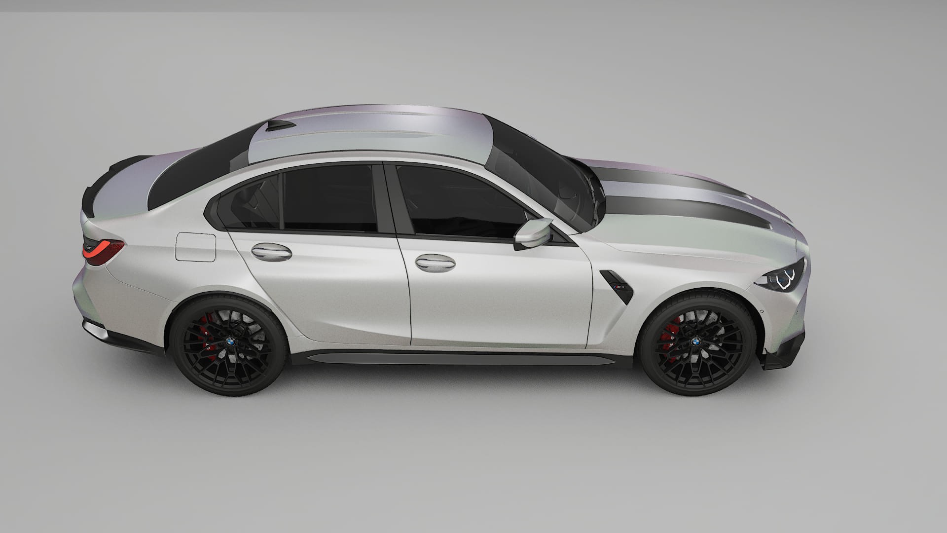 BMW M3 G80 Competition CS TPU Lackschutzfolie | NEBULA Farbwechsel PPF – Komplett-Vorgeschnittener Kit