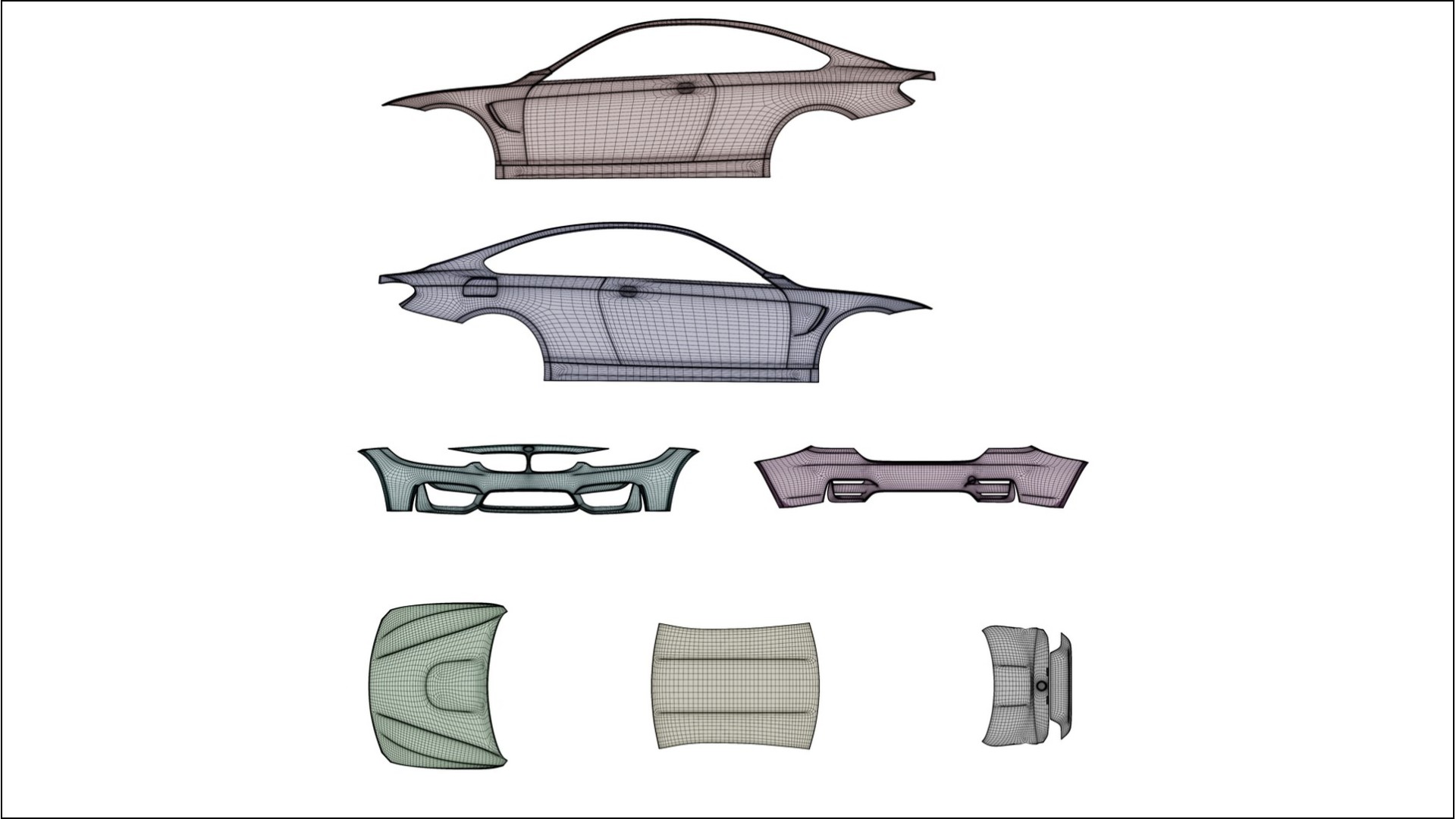 BMW M4 F82 TPU Lackschutzfolie | LAGOON Farbwechsel PPF – Komplett-Vorgeschnittener Kit