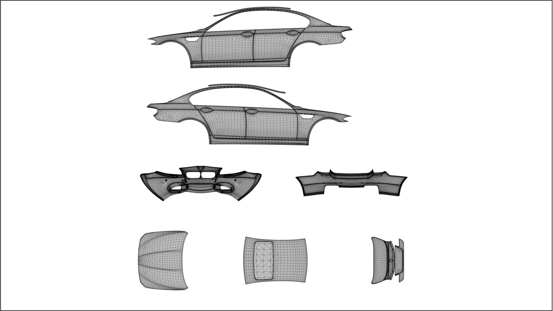 BMW M5 F10 TPU Lackschutzfolie | NEBULA Farbwechsel PPF – Komplett-Vorgeschnittener Kit 2