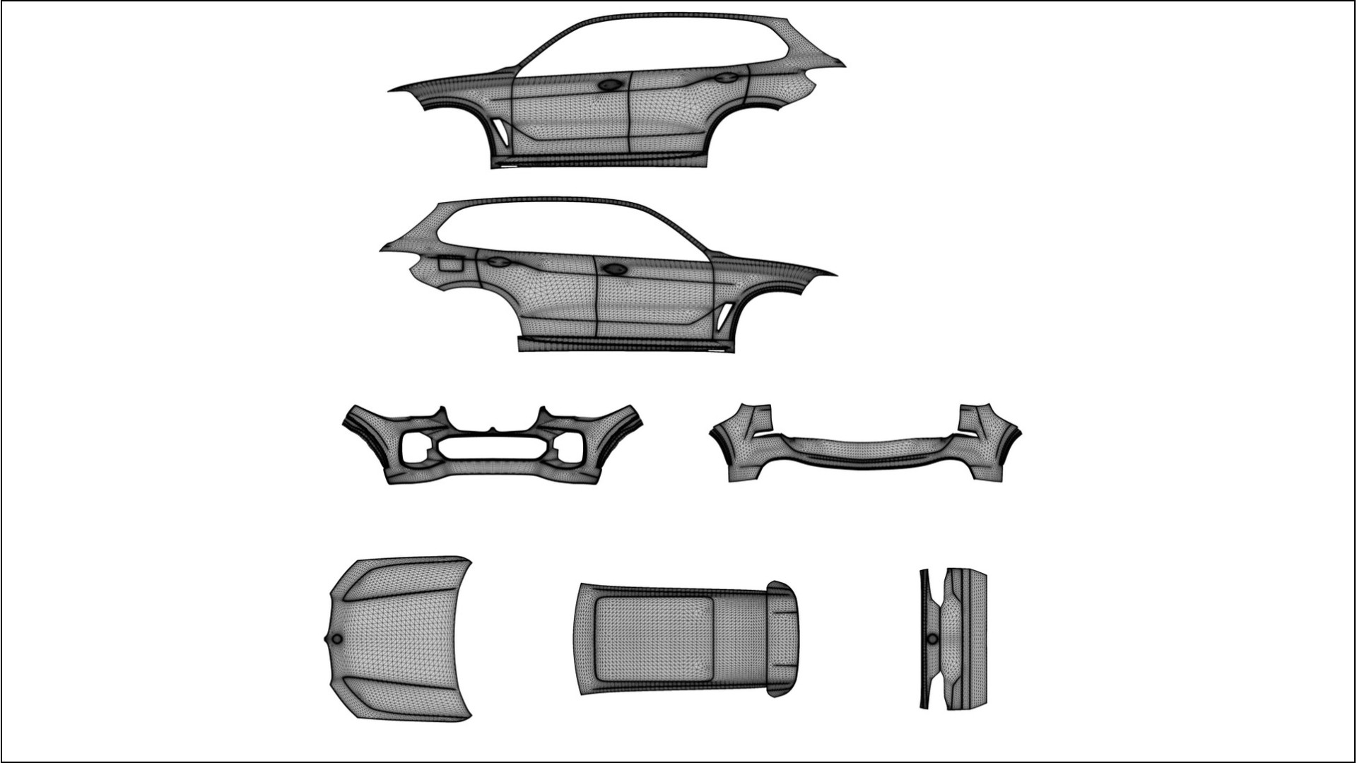 BMW X5 G05 M Sport TPU Lackschutzfolie | NEBULA Farbwechsel PPF – Komplett-Vorgeschnittener Kit
