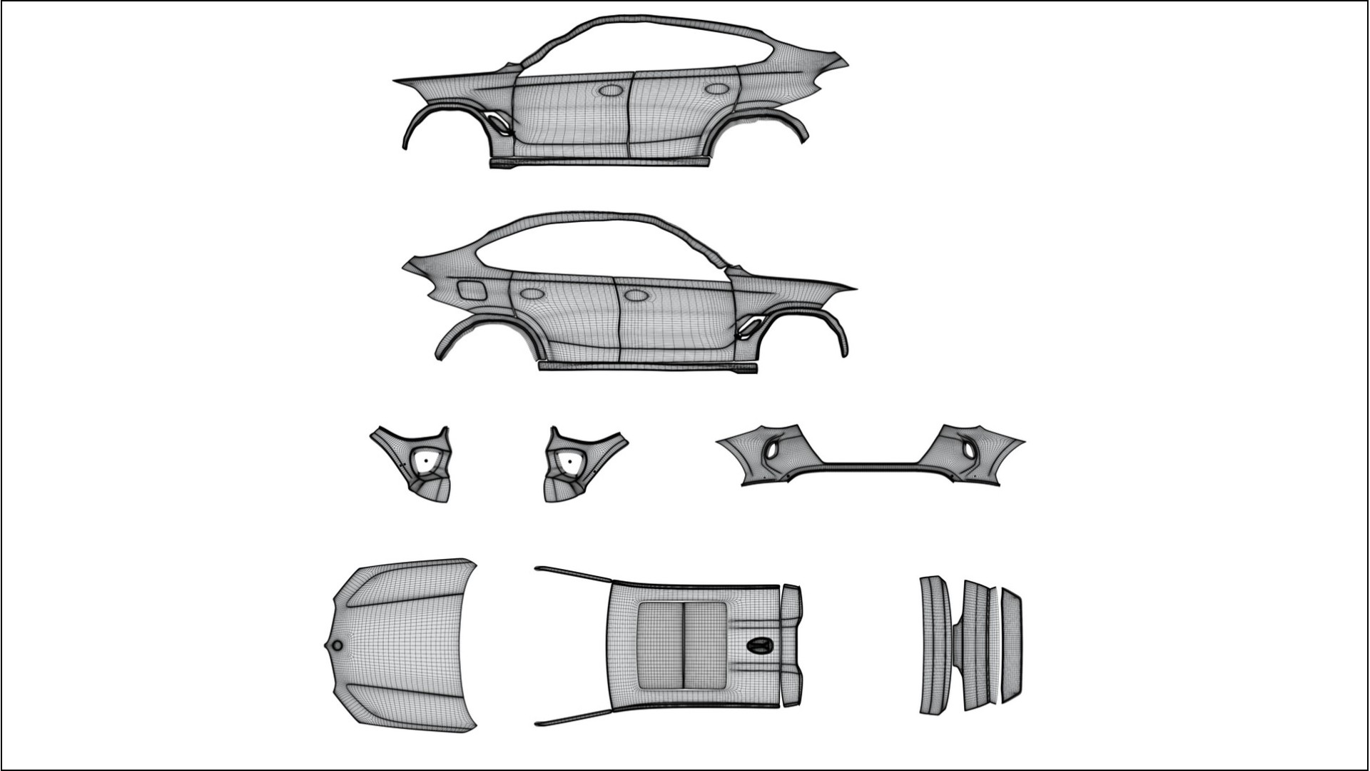 BMW X6 F96 Competition TPU Lackschutzfolie | GRANITE Farbwechsel PPF – Komplett-Vorgeschnittener Kit