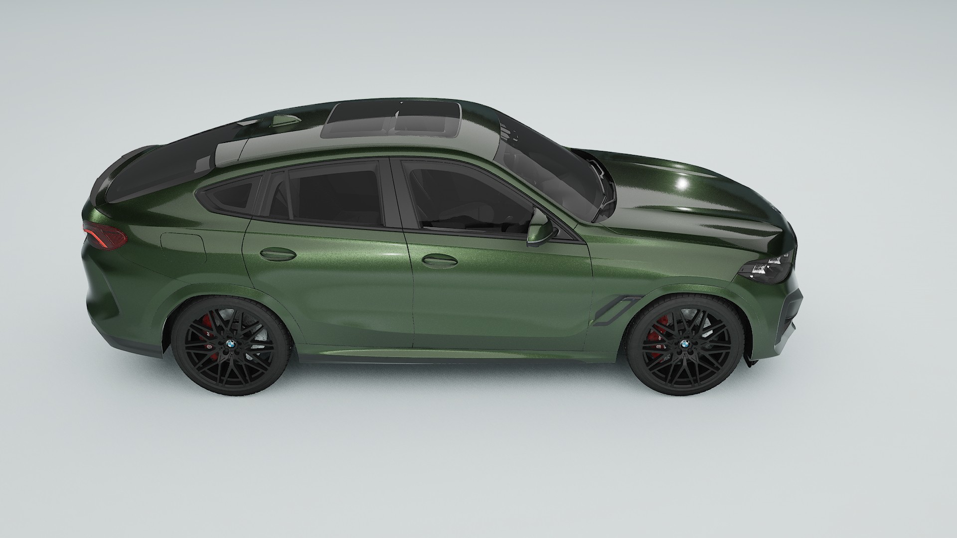 BMW X6 F96 Competition TPU Lackschutzfolie | LAGOON Farbwechsel PPF – Komplett-Vorgeschnittener Kit