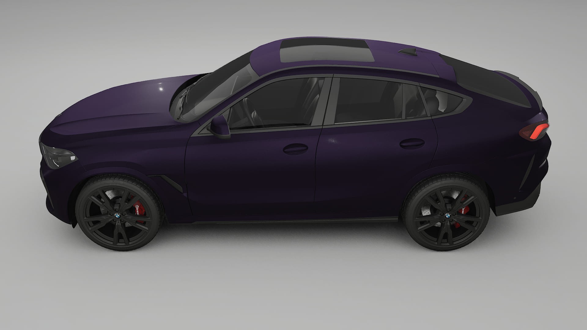 BMW X6 G06 F96 TPU Lackschutzfolie | VIOLET Farbwechsel PPF – Komplett-Vorgeschnittener Kit