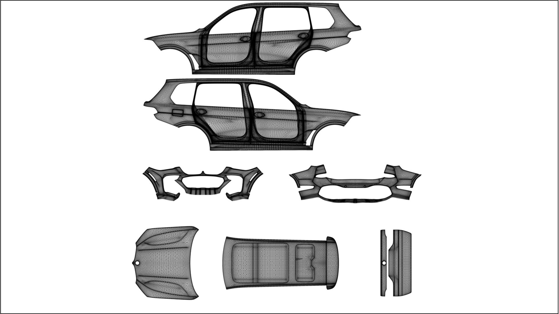 BMW X7 M G07 TPU Lackschutzfolie | FROST Farbwechsel PPF – Komplett-Vorgeschnittener Kit 2