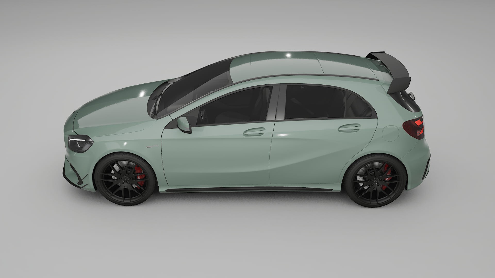 Mercedes A45 AMG W176 TPU Lackschutzfolie | CINDER Farbwechsel PPF – Komplett-Vorgeschnittener Kit