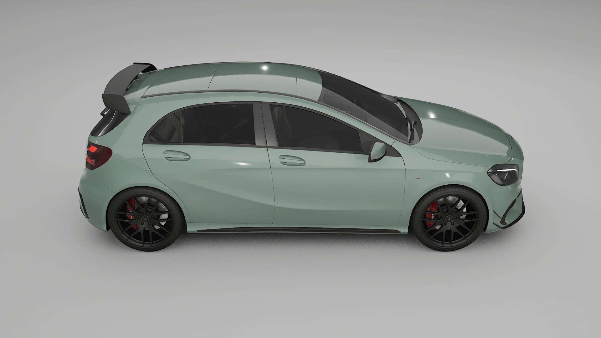 Mercedes A45 AMG W176 TPU Lackschutzfolie | CINDER Farbwechsel PPF – Komplett-Vorgeschnittener Kit