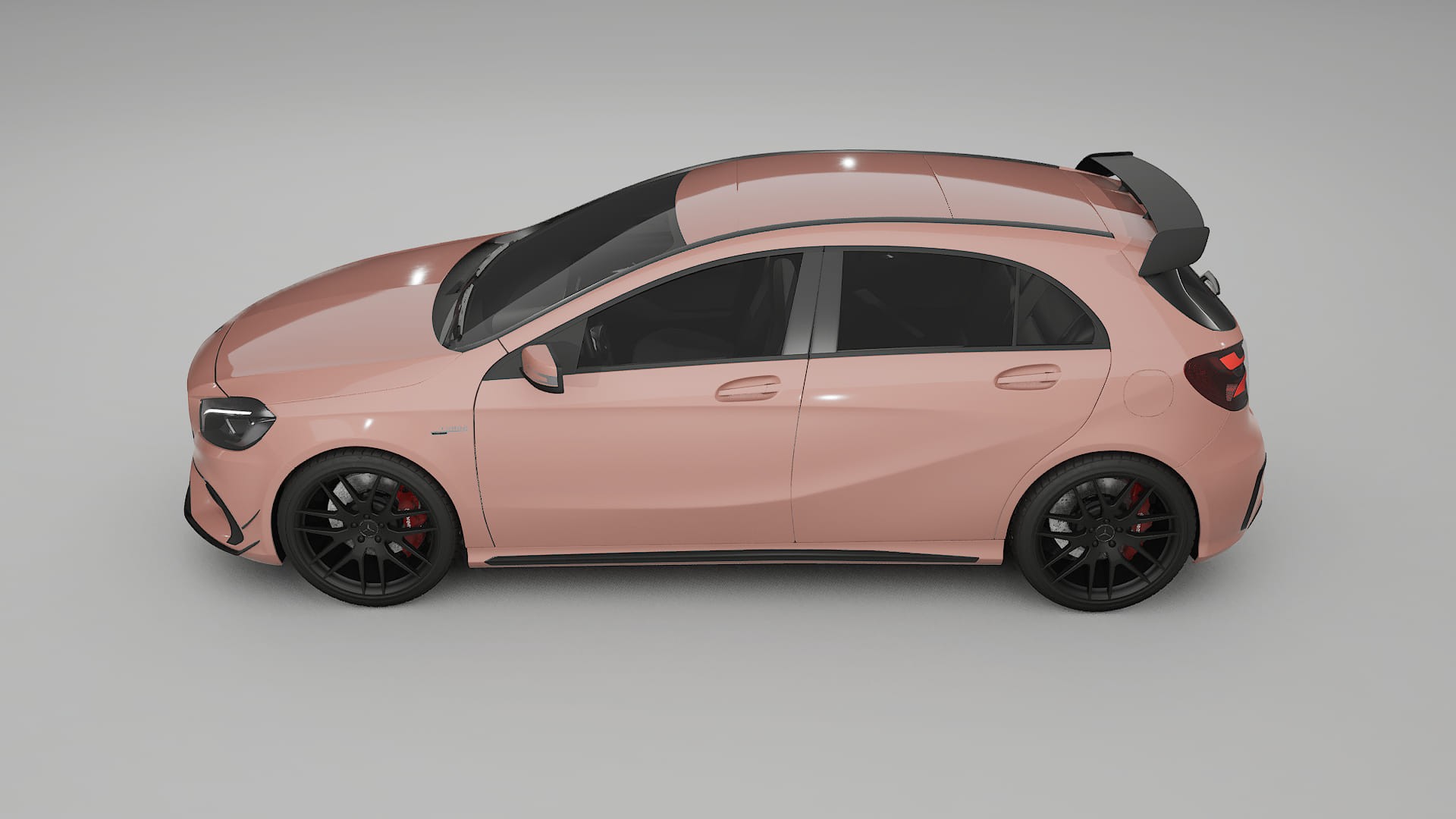 Mercedes A45 AMG W176 TPU Lackschutzfolie | BLUSH Farbwechsel PPF – Komplett-Vorgeschnittener Kit