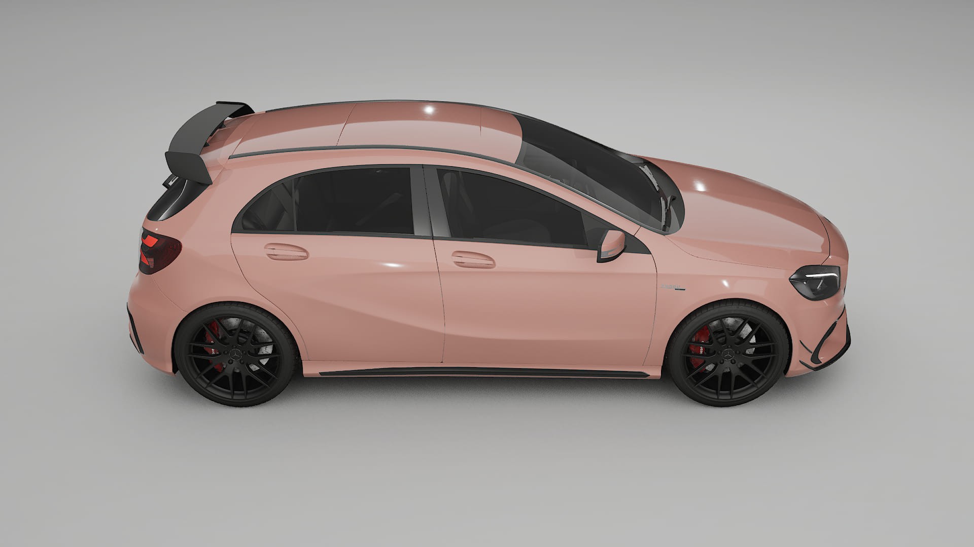 Mercedes A45 AMG W176 TPU Lackschutzfolie | BLUSH Farbwechsel PPF – Komplett-Vorgeschnittener Kit