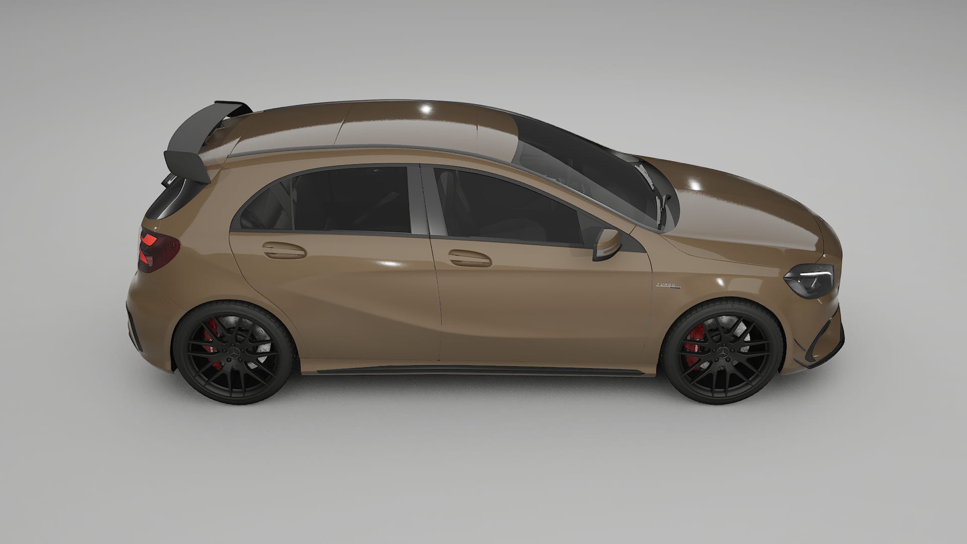 Mercedes A45 AMG W176 TPU Lackschutzfolie | SAHARA Farbwechsel PPF – Komplett-Vorgeschnittener Kit