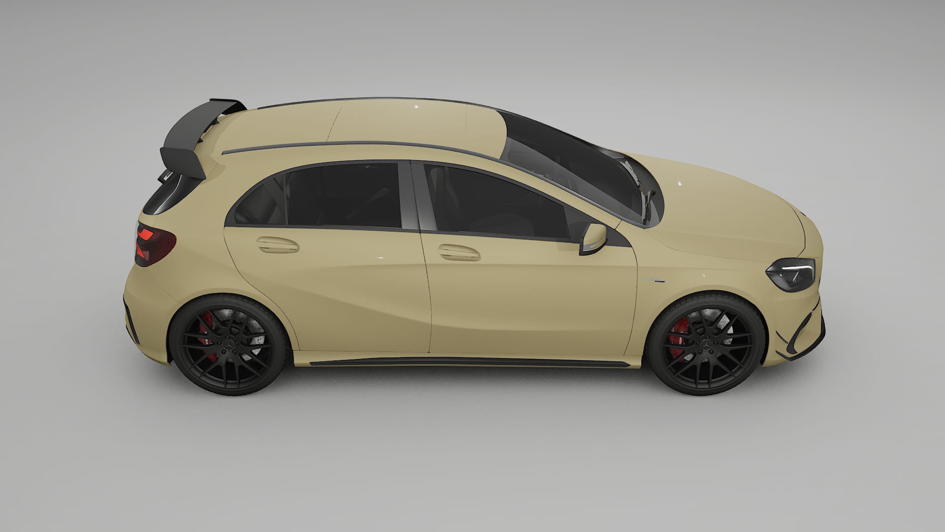 Mercedes A45 AMG W176 TPU Lackschutzfolie | SAND Farbwechsel PPF – Komplett-Vorgeschnittener Kit