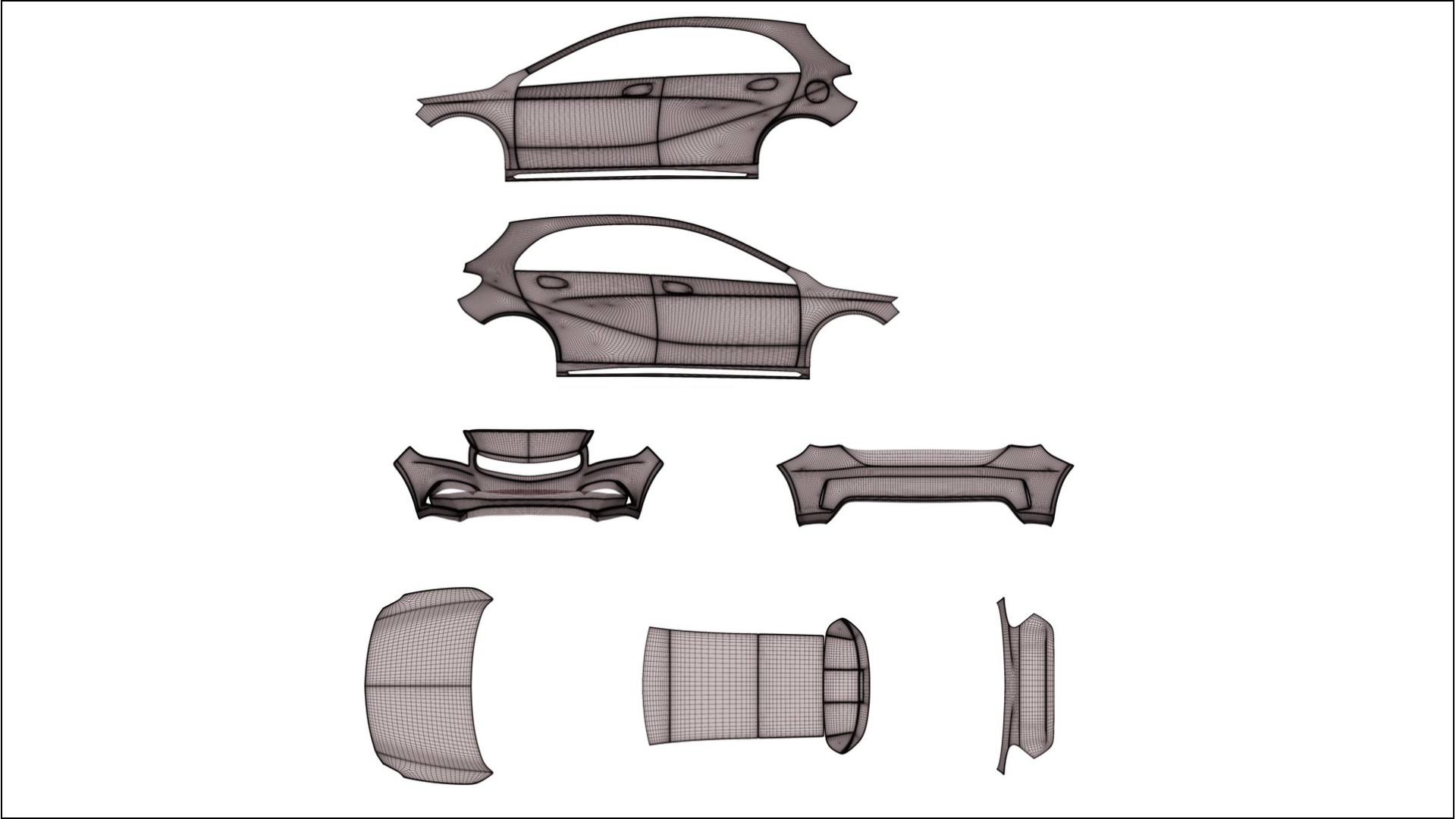 Mercedes A45 AMG W176 TPU Lackschutzfolie | DAISY Farbwechsel PPF – Komplett-Vorgeschnittener Kit
