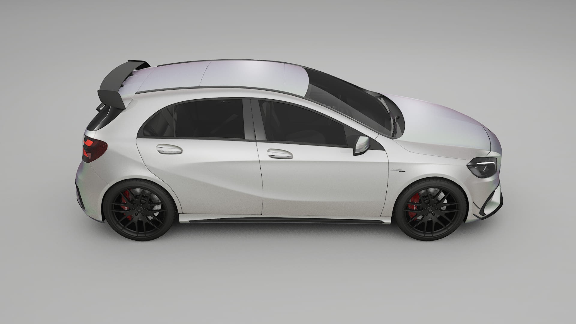 Mercedes A45 AMG W176 TPU Lackschutzfolie | NEBULA Farbwechsel PPF – Komplett-Vorgeschnittener Kit