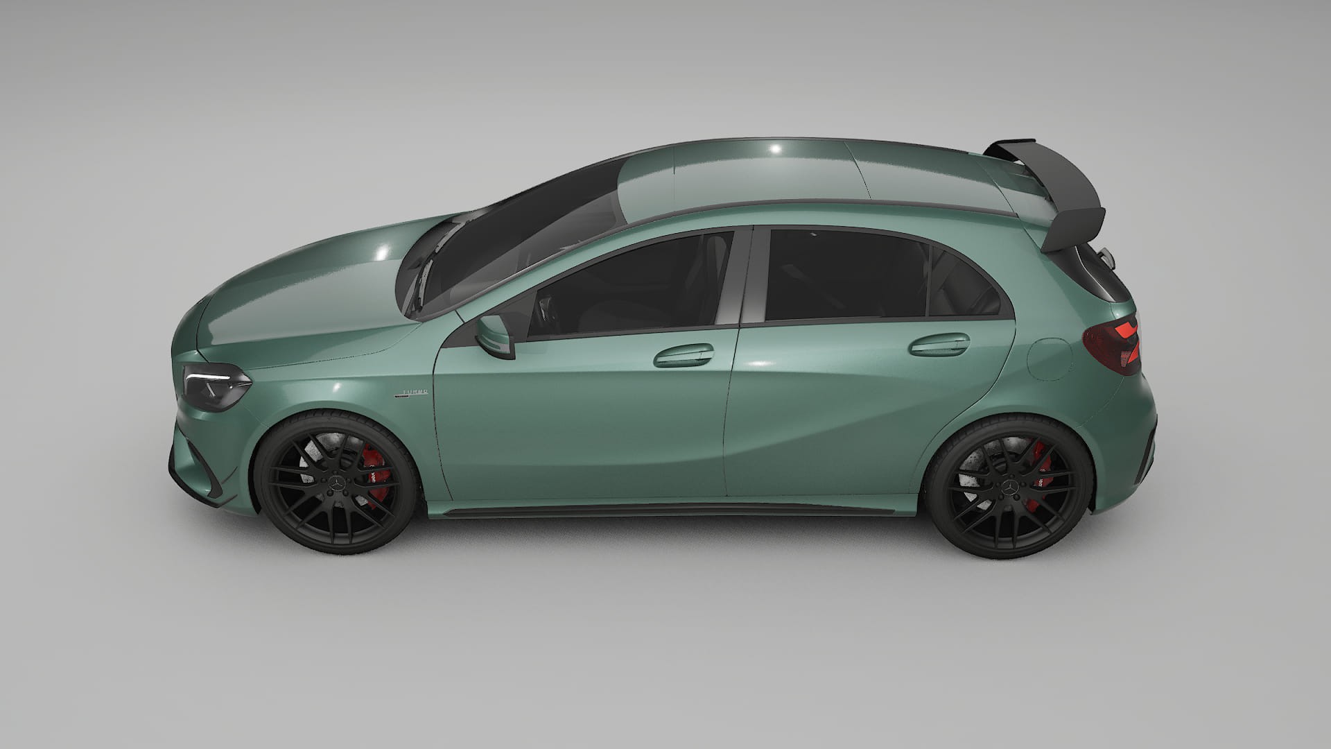 Mercedes A45 AMG W176 TPU Lackschutzfolie | EVERGREEN Farbwechsel PPF – Komplett-Vorgeschnittener Kit