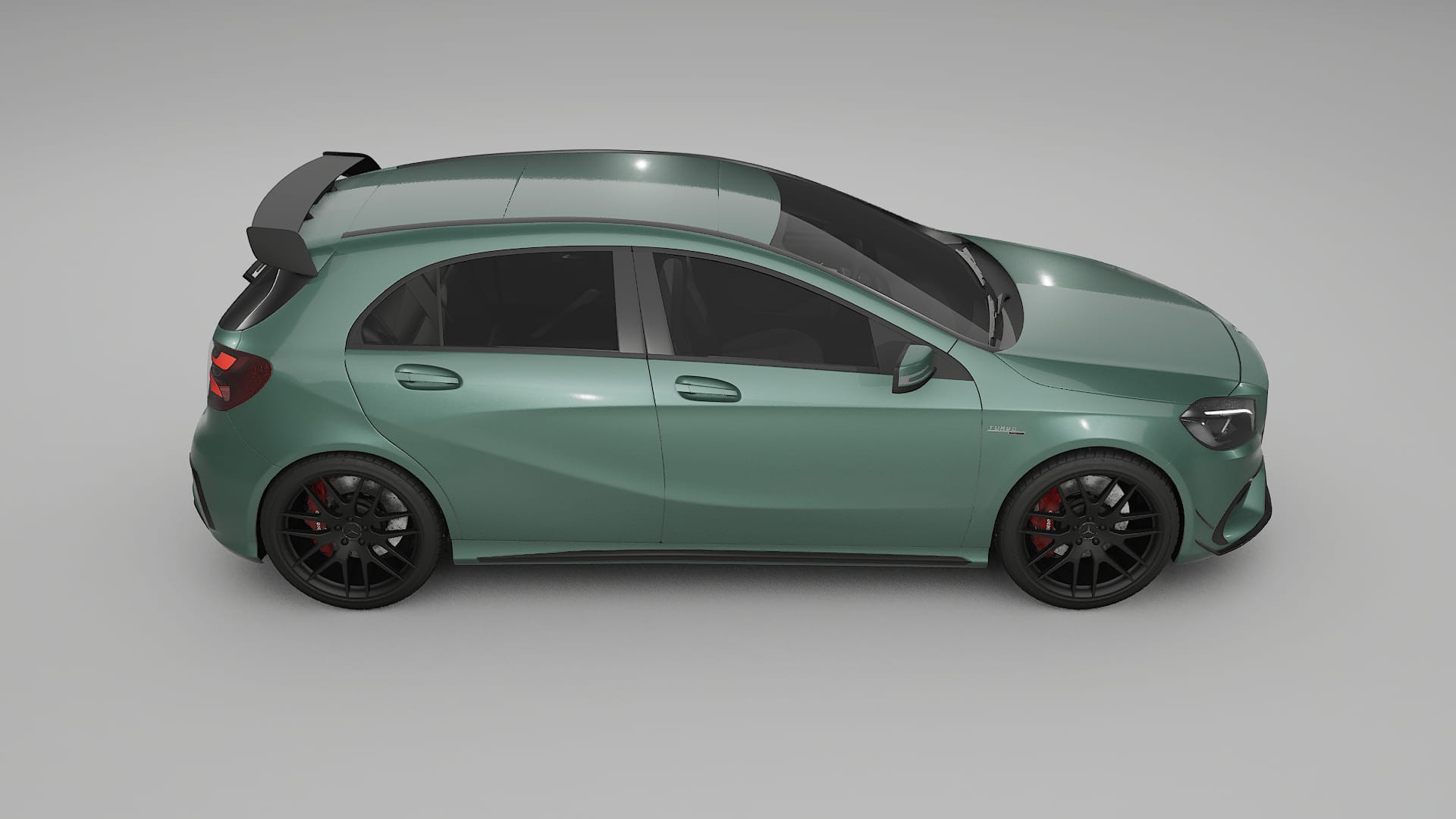Mercedes A45 AMG W176 TPU Lackschutzfolie | EVERGREEN Farbwechsel PPF – Komplett-Vorgeschnittener Kit