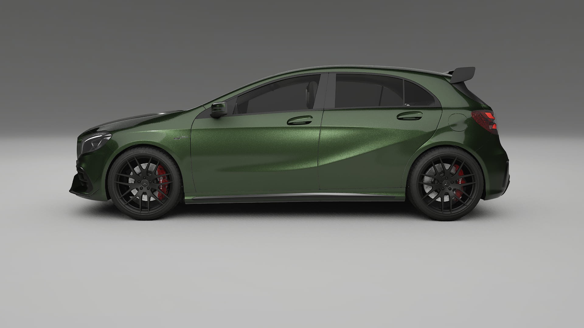 Mercedes A45 AMG W176 TPU Lackschutzfolie | LAGOON Farbwechsel PPF – Komplett-Vorgeschnittener Kit