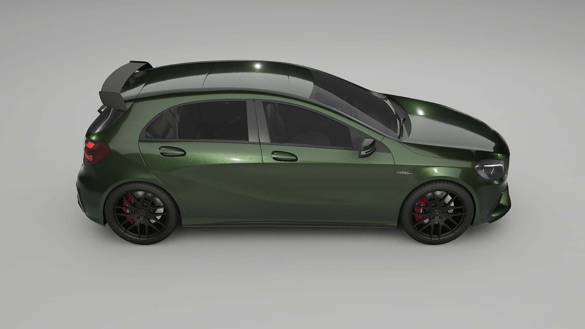 Mercedes A45 AMG W176 TPU Lackschutzfolie | LAGOON Farbwechsel PPF – Komplett-Vorgeschnittener Kit