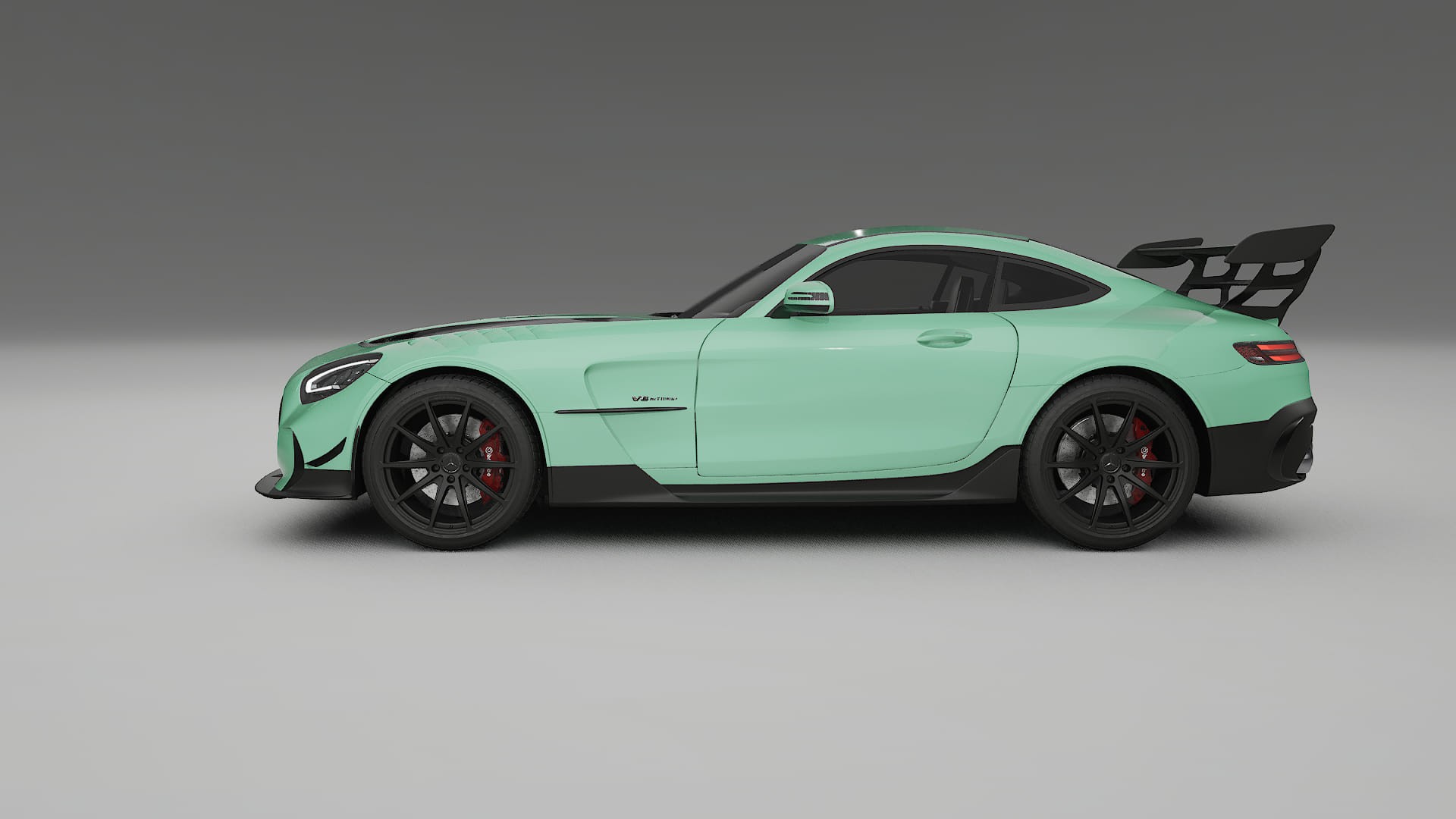 Mercedes AMG GT Black Series C192 Coupe TPU Lackschutzfolie | DUSTY Farbwechsel PPF – Komplett-Vorgeschnittener Kit