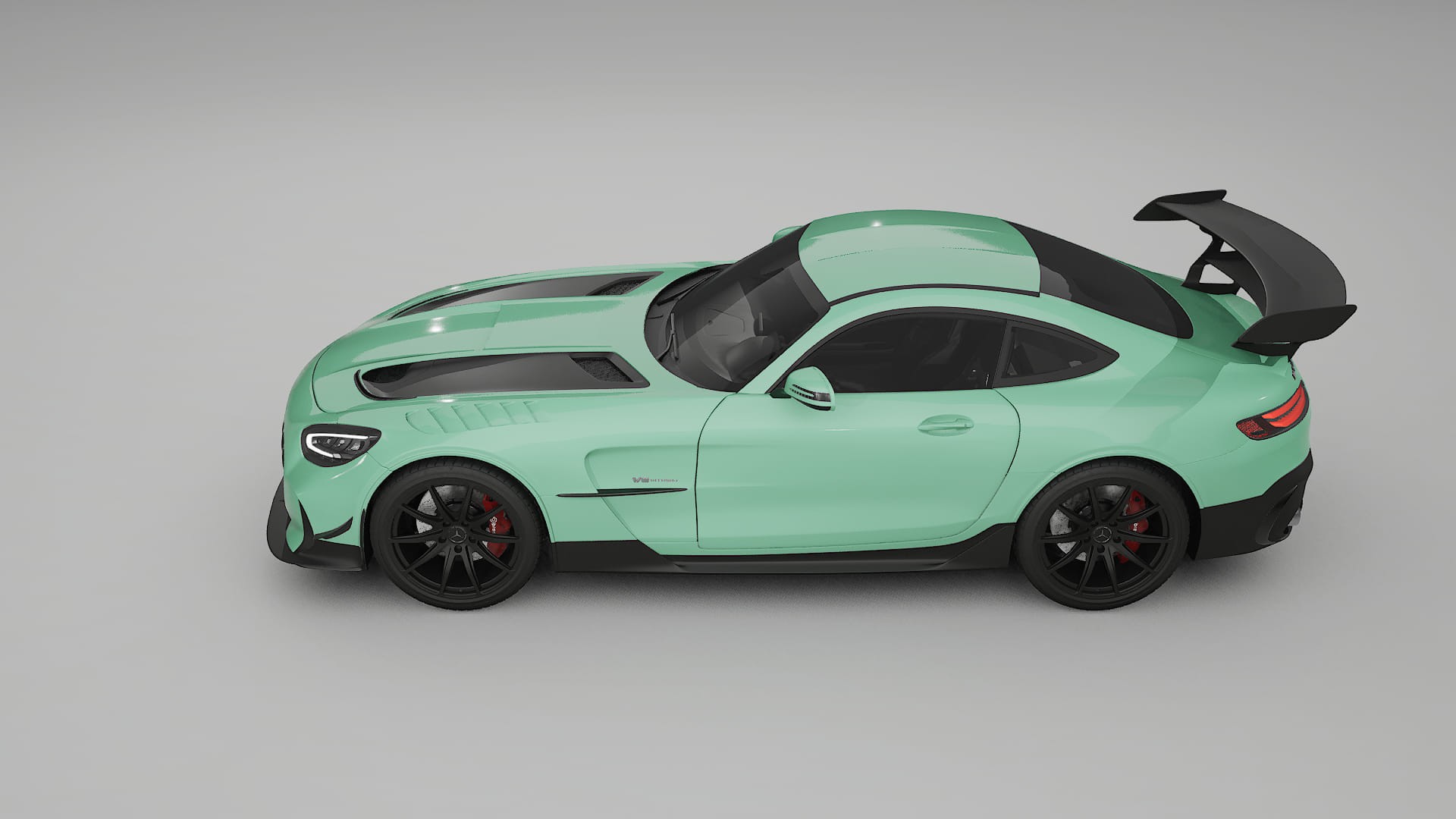 Mercedes AMG GT Black Series C192 Coupe TPU Lackschutzfolie | DUSTY Farbwechsel PPF – Komplett-Vorgeschnittener Kit