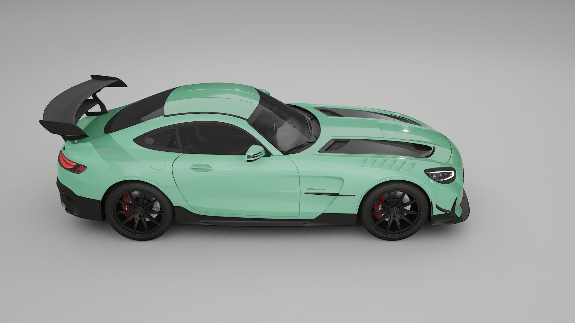 Mercedes AMG GT Black Series C192 Coupe TPU Lackschutzfolie | DUSTY Farbwechsel PPF – Komplett-Vorgeschnittener Kit