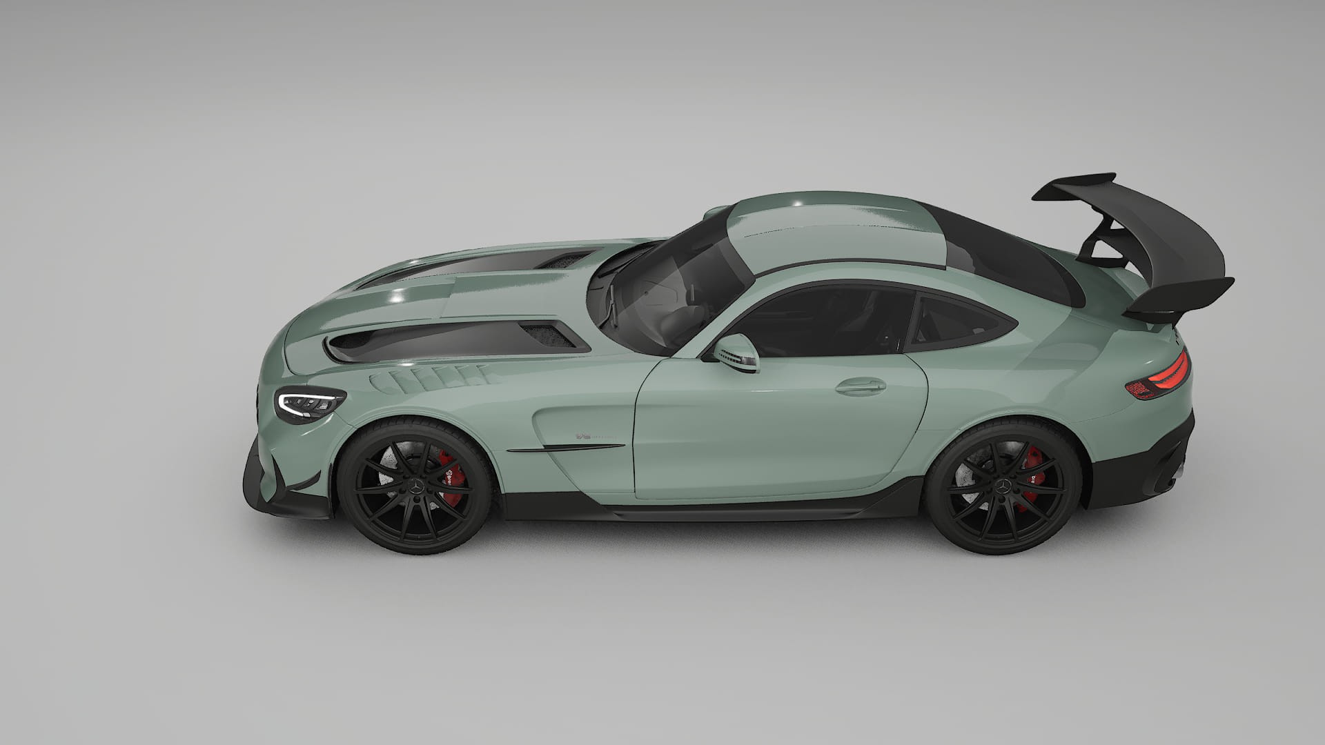 Mercedes AMG GT Black Series C192 Coupe TPU Lackschutzfolie | CINDER Farbwechsel PPF – Komplett-Vorgeschnittener Kit