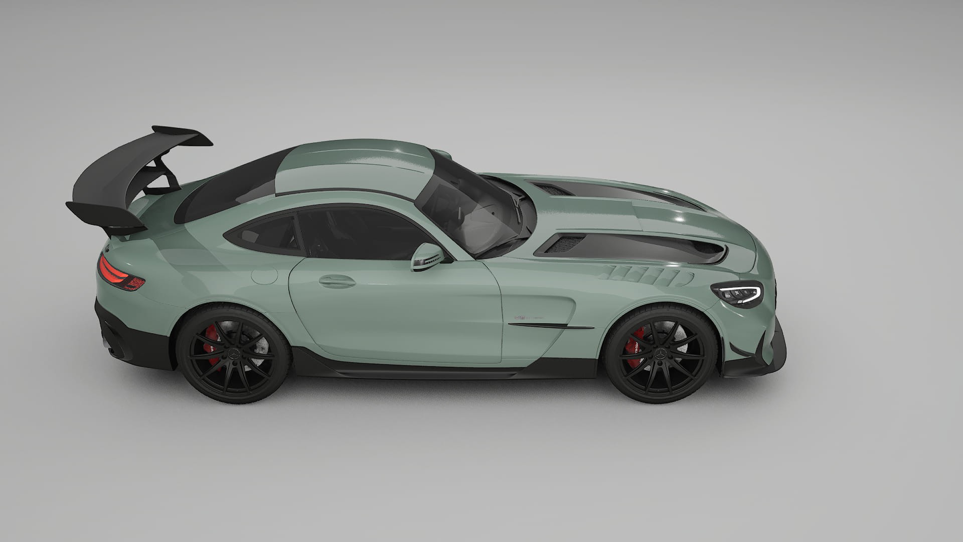 Mercedes AMG GT Black Series C192 Coupe TPU Lackschutzfolie | CINDER Farbwechsel PPF – Komplett-Vorgeschnittener Kit