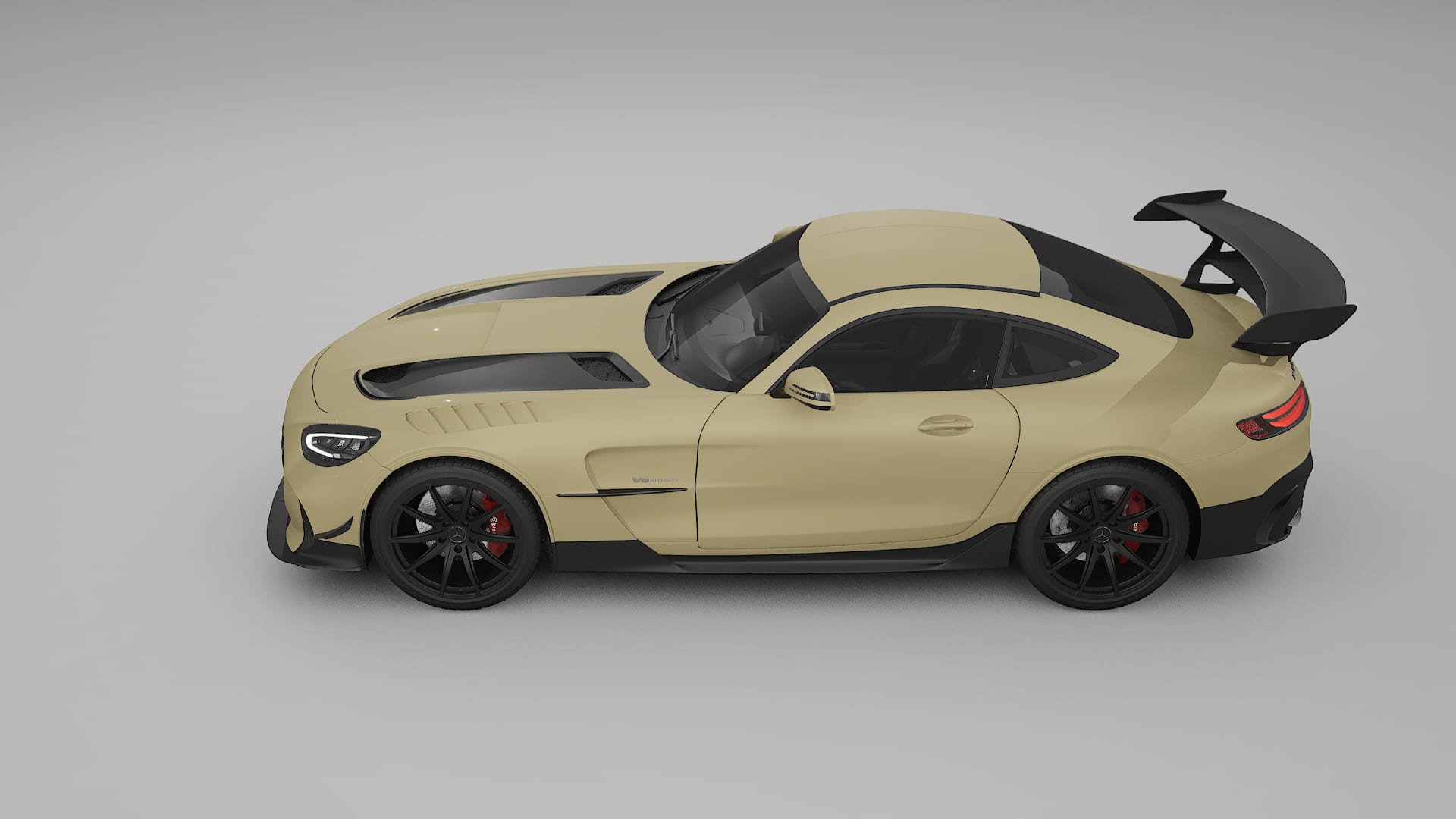Mercedes AMG GT Black Series C192 Coupe TPU Lackschutzfolie | SAND Farbwechsel PPF – Komplett-Vorgeschnittener Kit