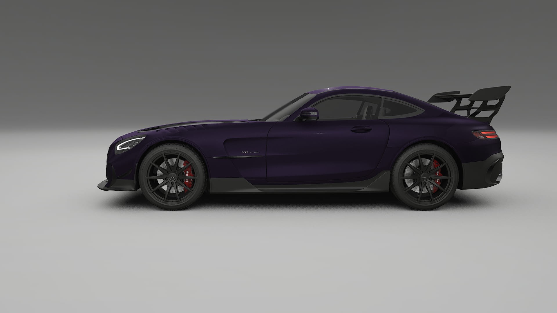Mercedes AMG GT Black Series C192 Coupe TPU Lackschutzfolie | VIOLET Farbwechsel PPF – Komplett-Vorgeschnittener Kit