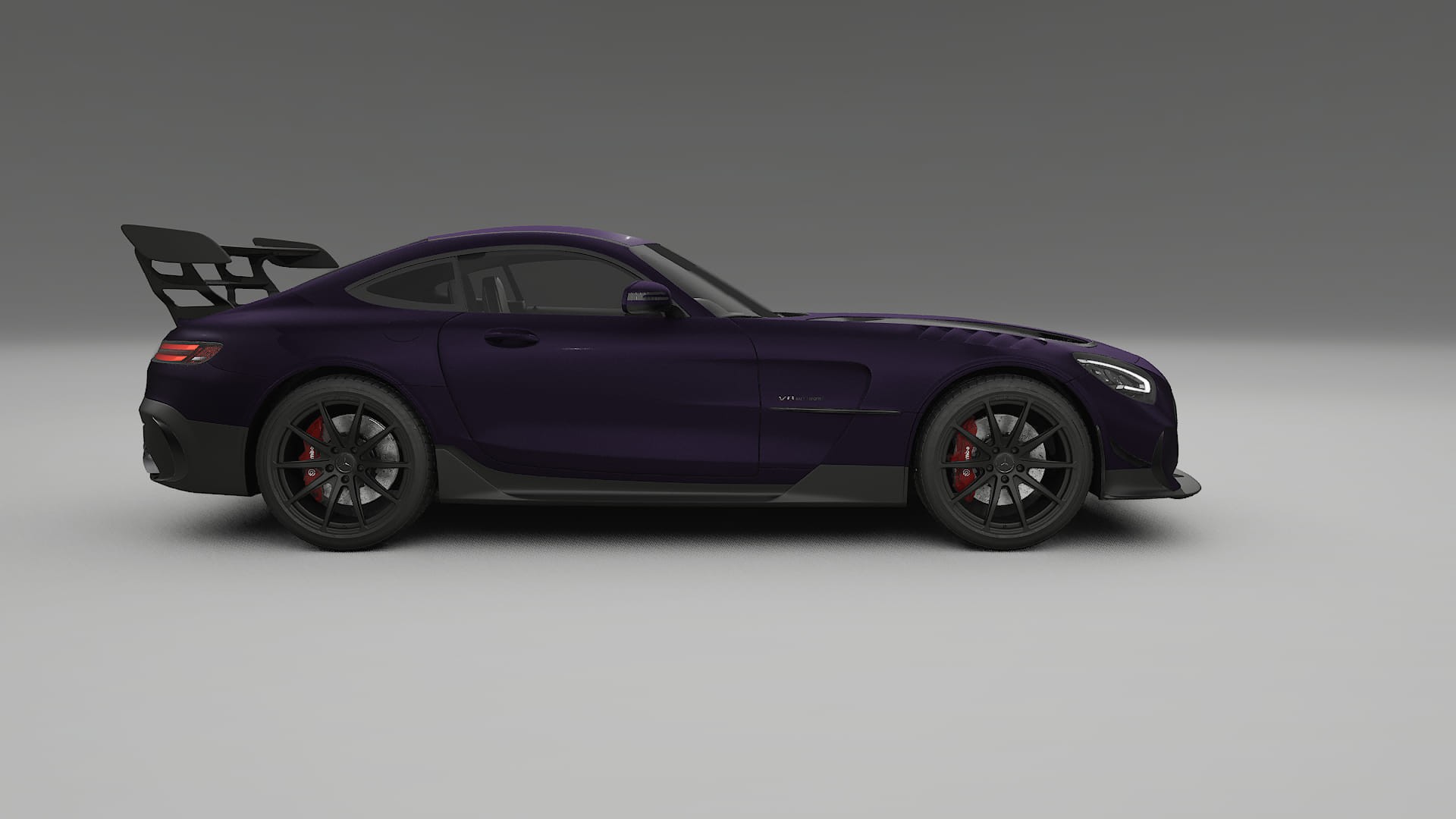 Mercedes AMG GT Black Series C192 Coupe TPU Lackschutzfolie | VIOLET Farbwechsel PPF – Komplett-Vorgeschnittener Kit