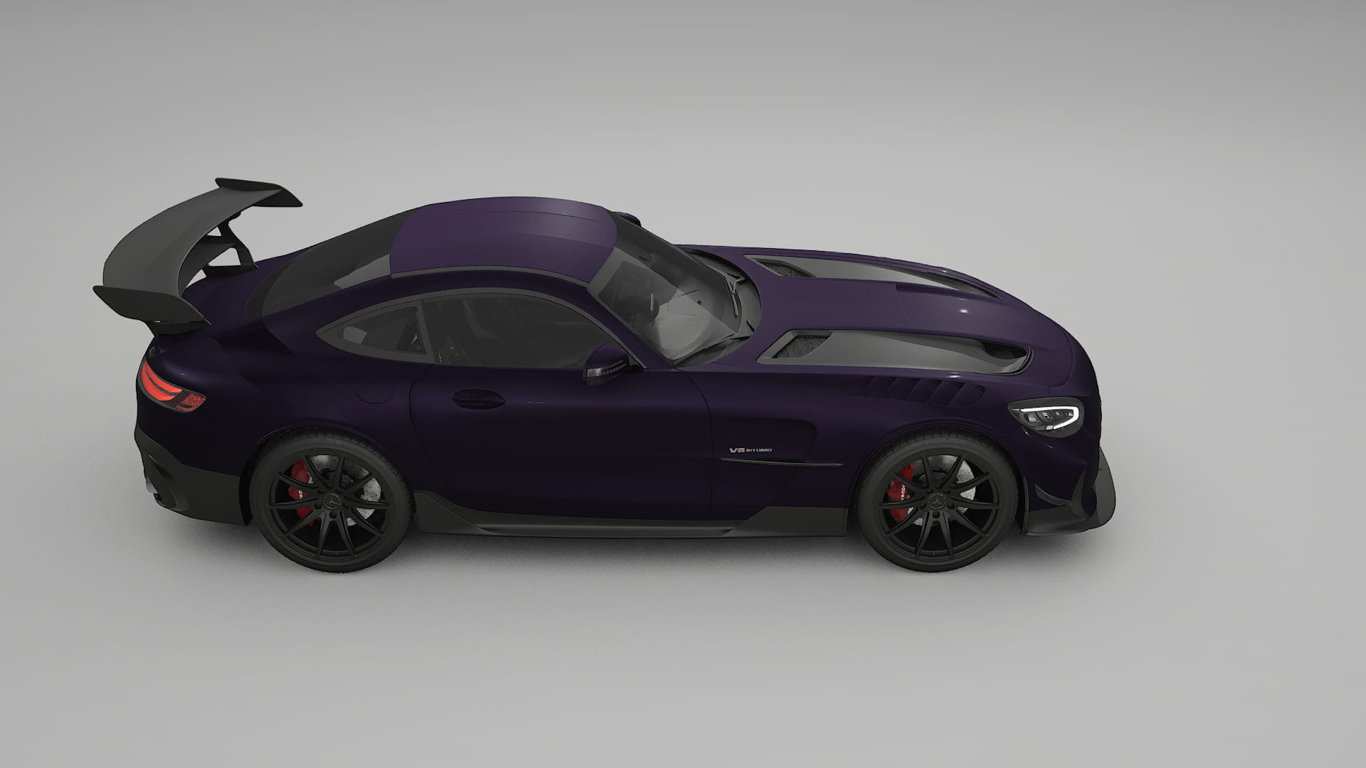 Mercedes AMG GT Black Series C192 Coupe TPU Lackschutzfolie | VIOLET Farbwechsel PPF – Komplett-Vorgeschnittener Kit