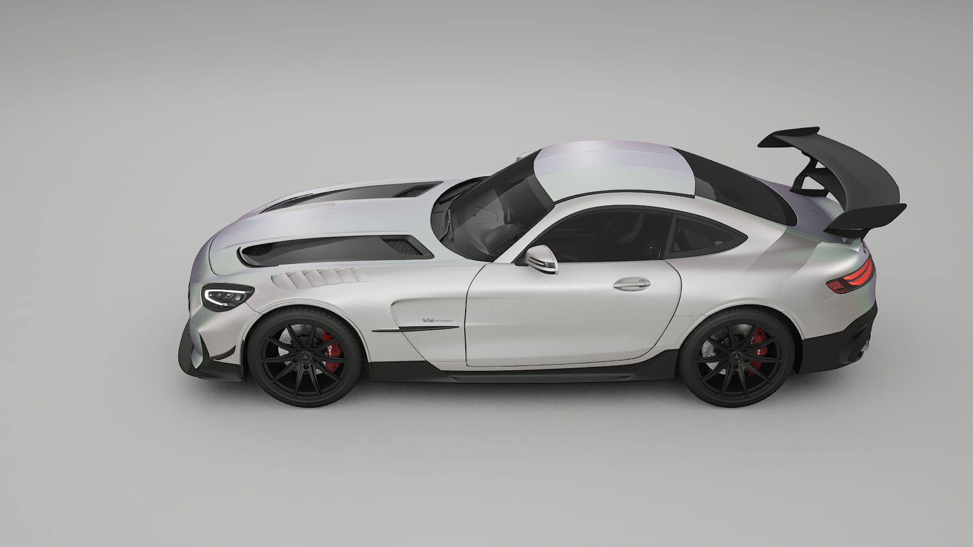 Mercedes AMG GT Black Series C192 Coupe TPU Lackschutzfolie | NEBULA Farbwechsel PPF – Komplett-Vorgeschnittener Kit