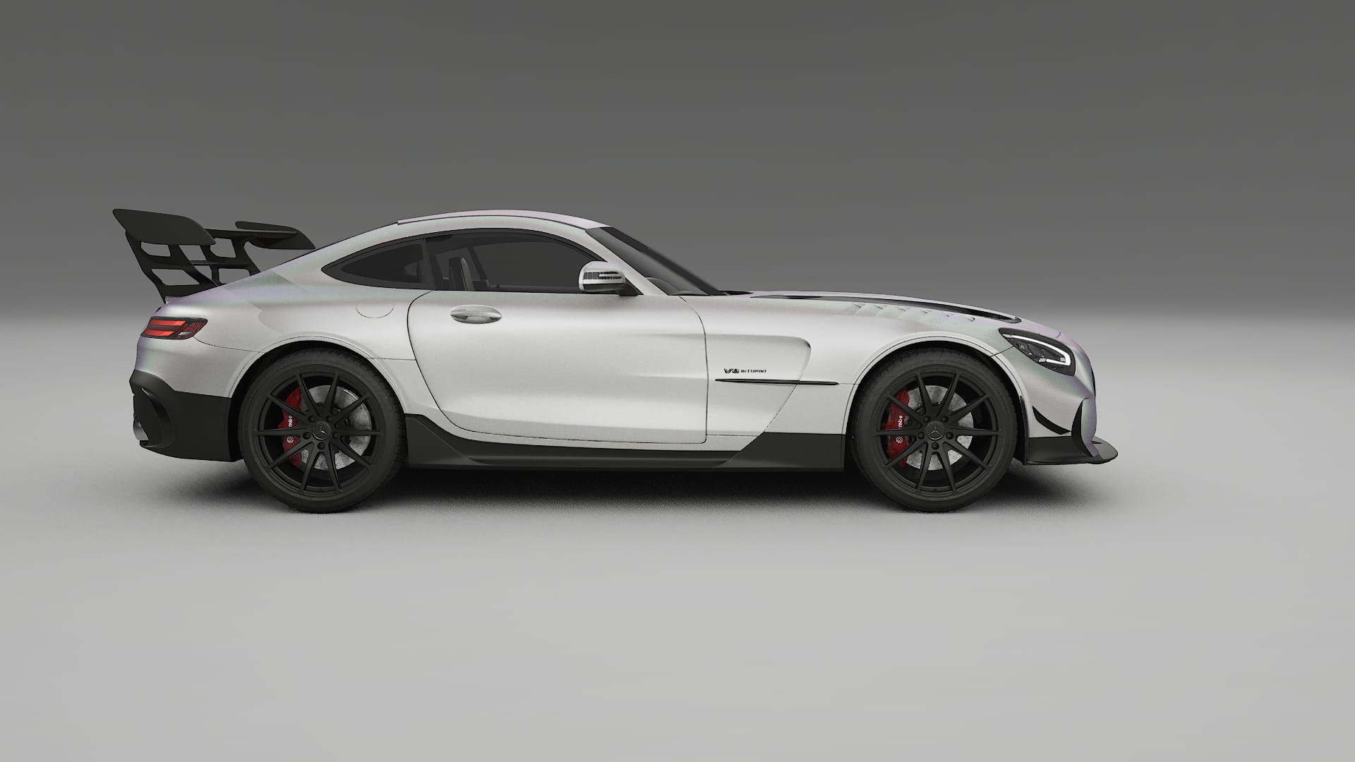 Mercedes AMG GT Black Series C192 Coupe TPU Lackschutzfolie | NEBULA Farbwechsel PPF – Komplett-Vorgeschnittener Kit