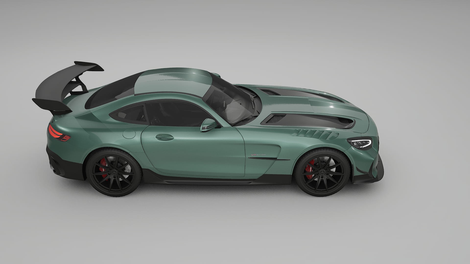 Mercedes AMG GT Black Series C192 Coupe TPU Lackschutzfolie | EVERGREEN Farbwechsel PPF – Komplett-Vorgeschnittener Kit