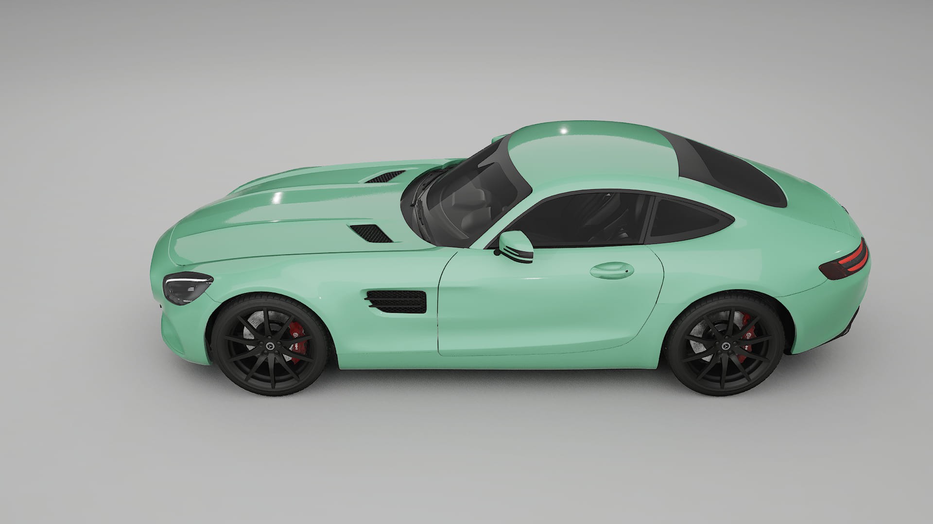 Mercedes AMG GT C190 Coupe TPU Lackschutzfolie | DUSTY Farbwechsel PPF – Komplett-Vorgeschnittener Kit